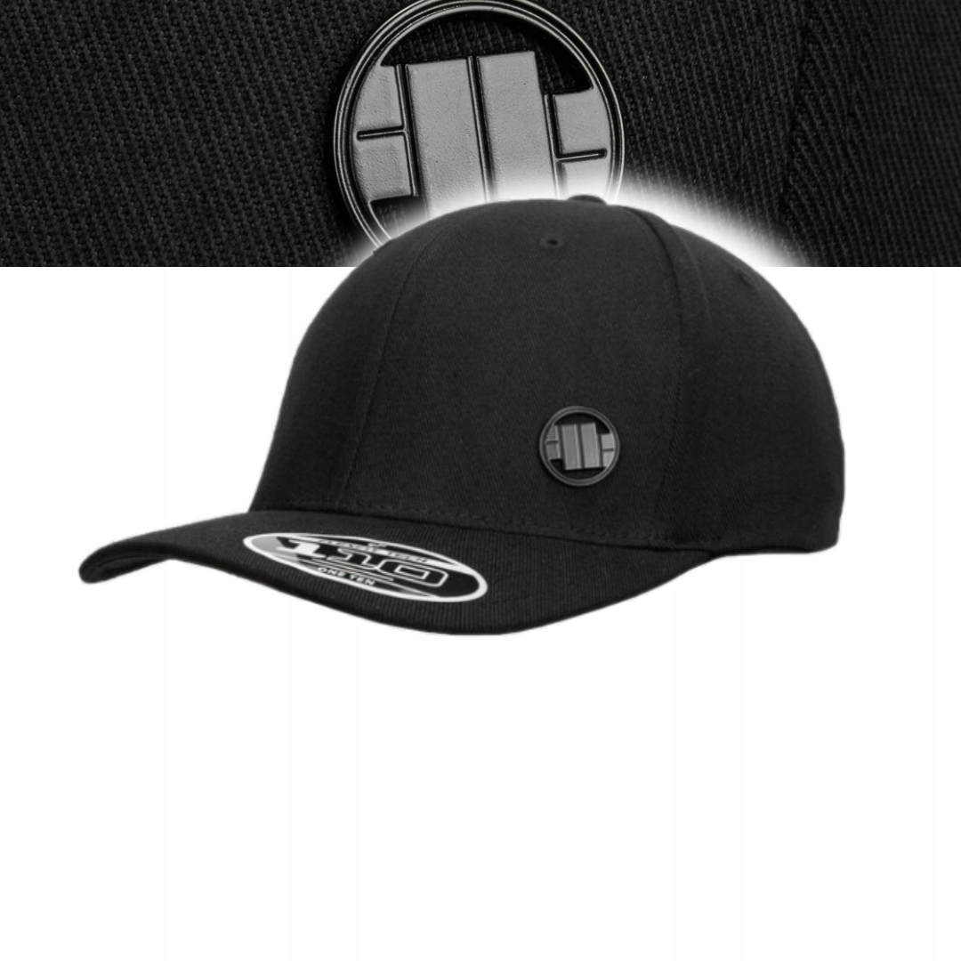 Pitbull West Coast Čepice Hook&loop 3D Metal Logo Black Černá Univerzální