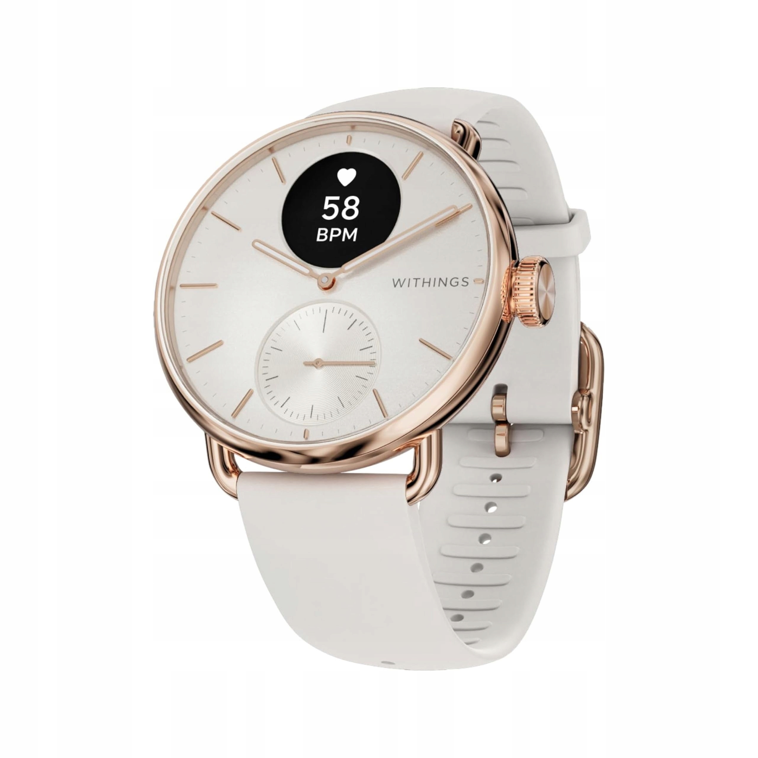 Withings ScanWatch 2 Smartwatch Monitorujúci zdravie, Hodinky Ekg 38 mm