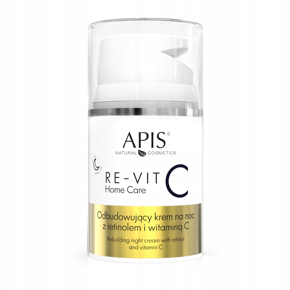Apis RE-VIT C HOME Odbudowujący krem na noc z retinolem,witC 50ml