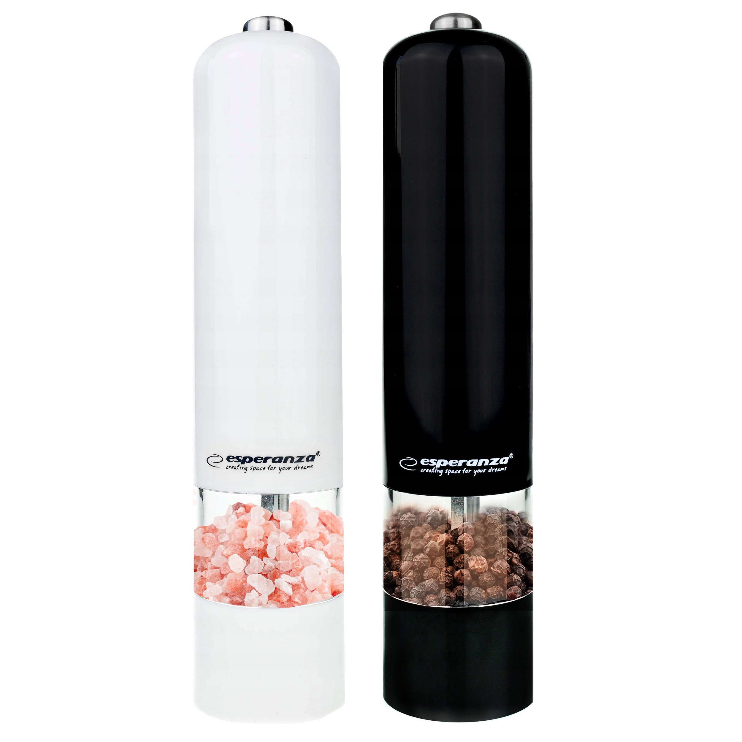 MŁYNEK DO PIEPRZU SOLI ELEKTRYCZNY ZESTAW 2 SZTUKI Marka Esperanza