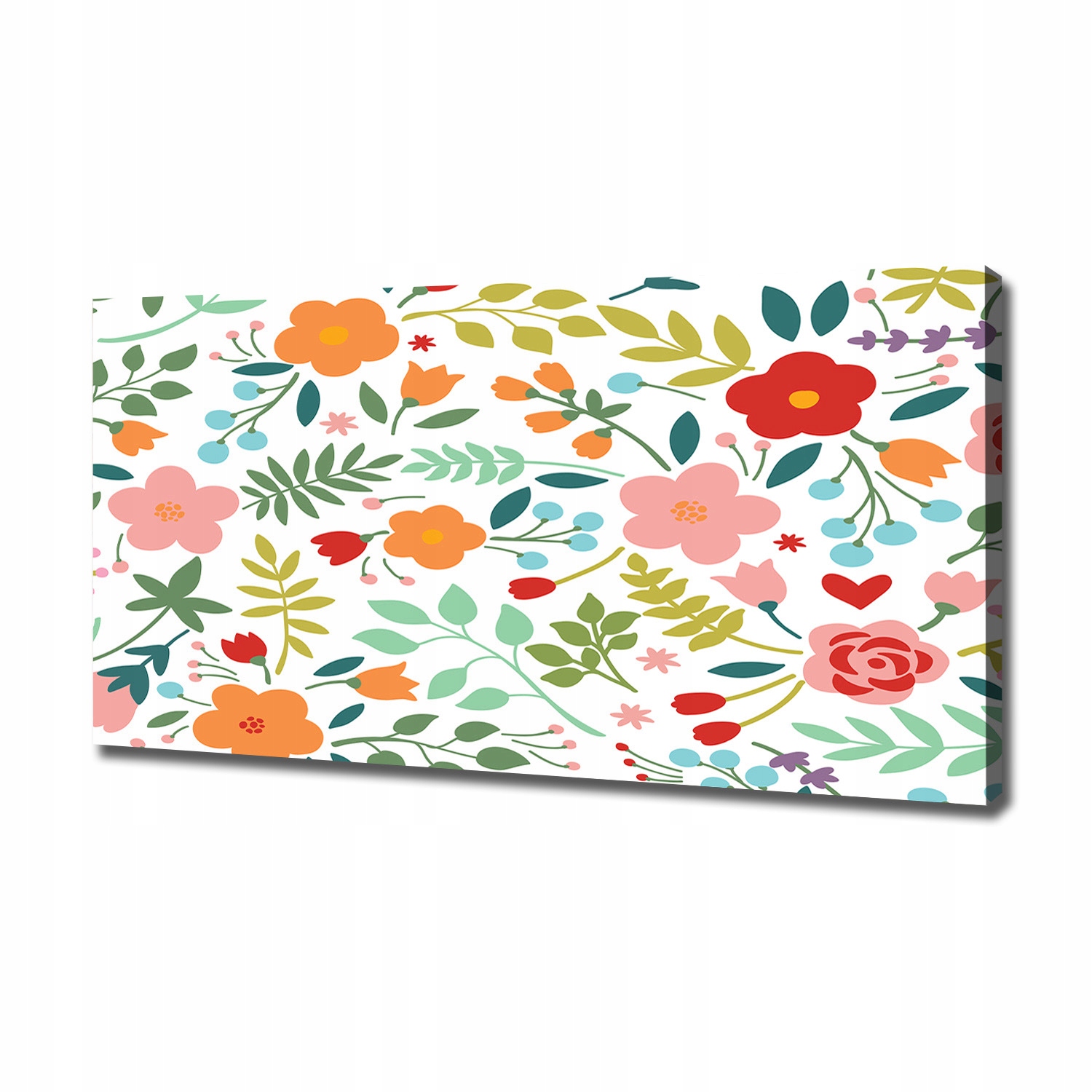 

Foto obraz na płótnie Kwiaty ilustracja 120x60 cm