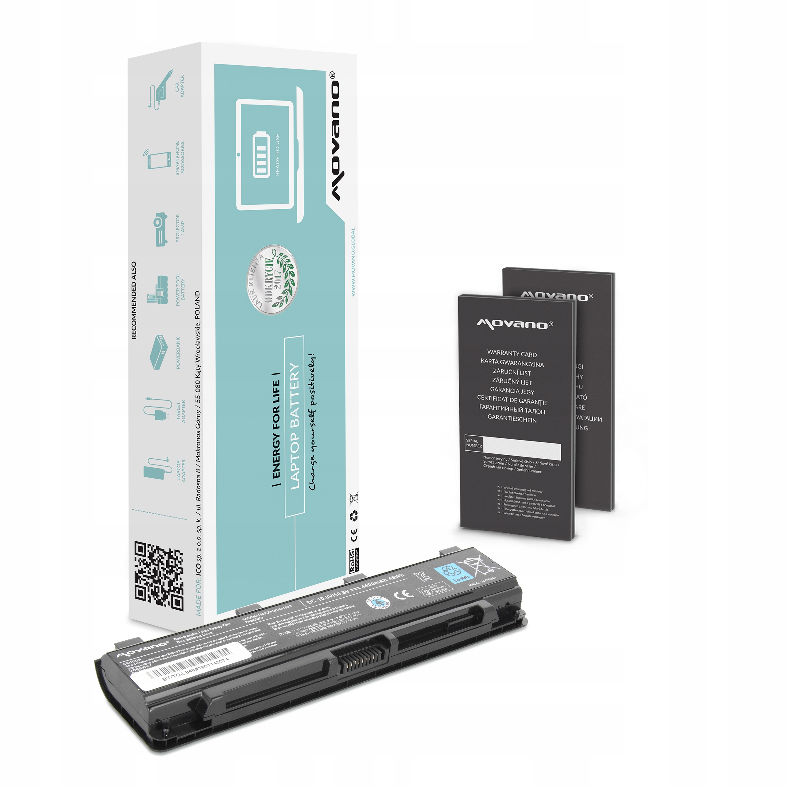 Bateria PA5024U-1BRS do Toshiba Satelite C850 L850 C870 C855 L855 L875 C875