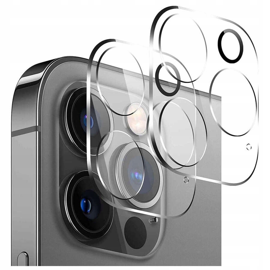 ESR do iPhone 15 Pro Max zestaw ochraniaczy ekranu, 3 ochraniacze ekranu ze  szkła hartowanego i 1 zestaw pojedynczych ochraniaczy obiektywu