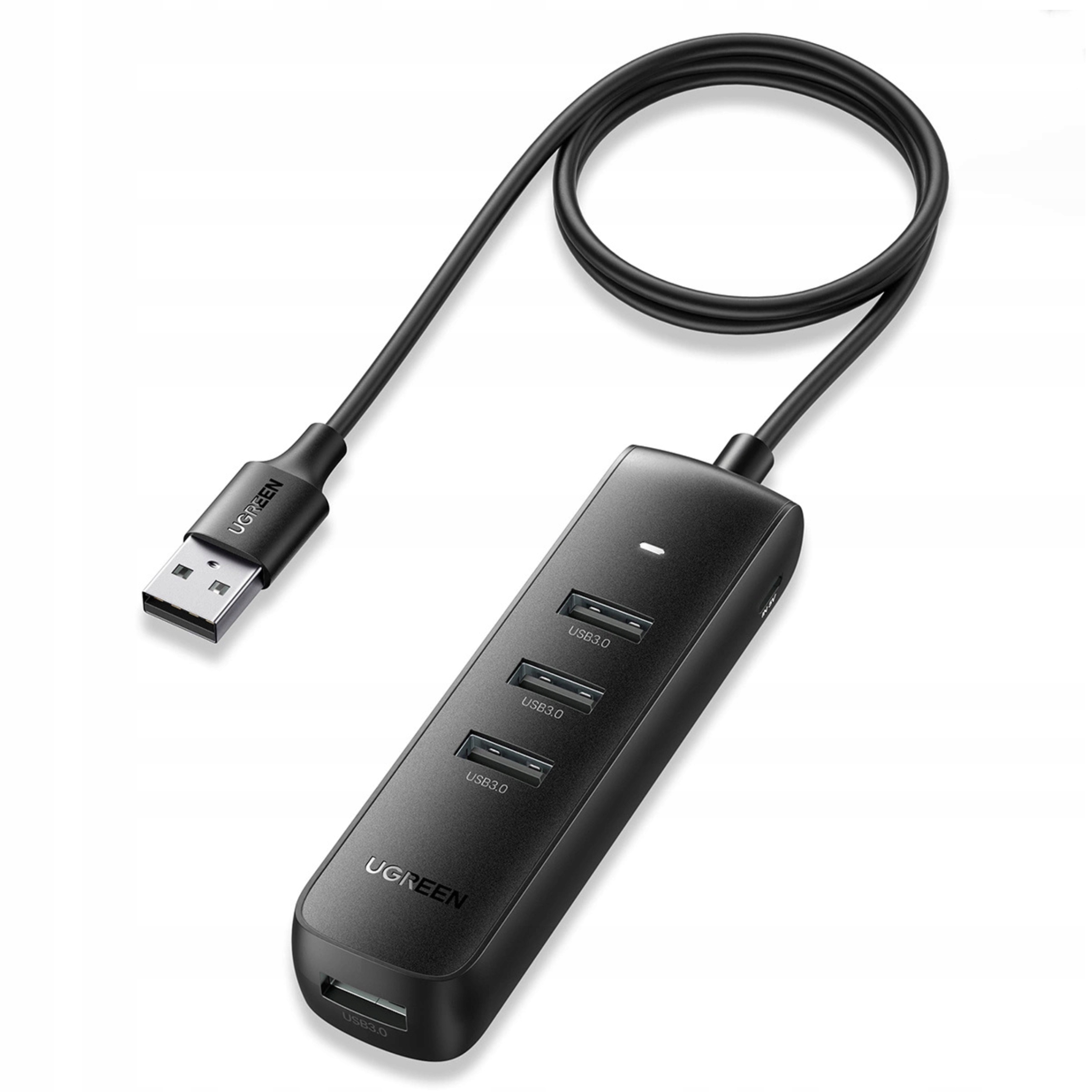Adaptér 4v1 Ugreen CM416 Usb Hub na 4x Usb 1 m (černý)