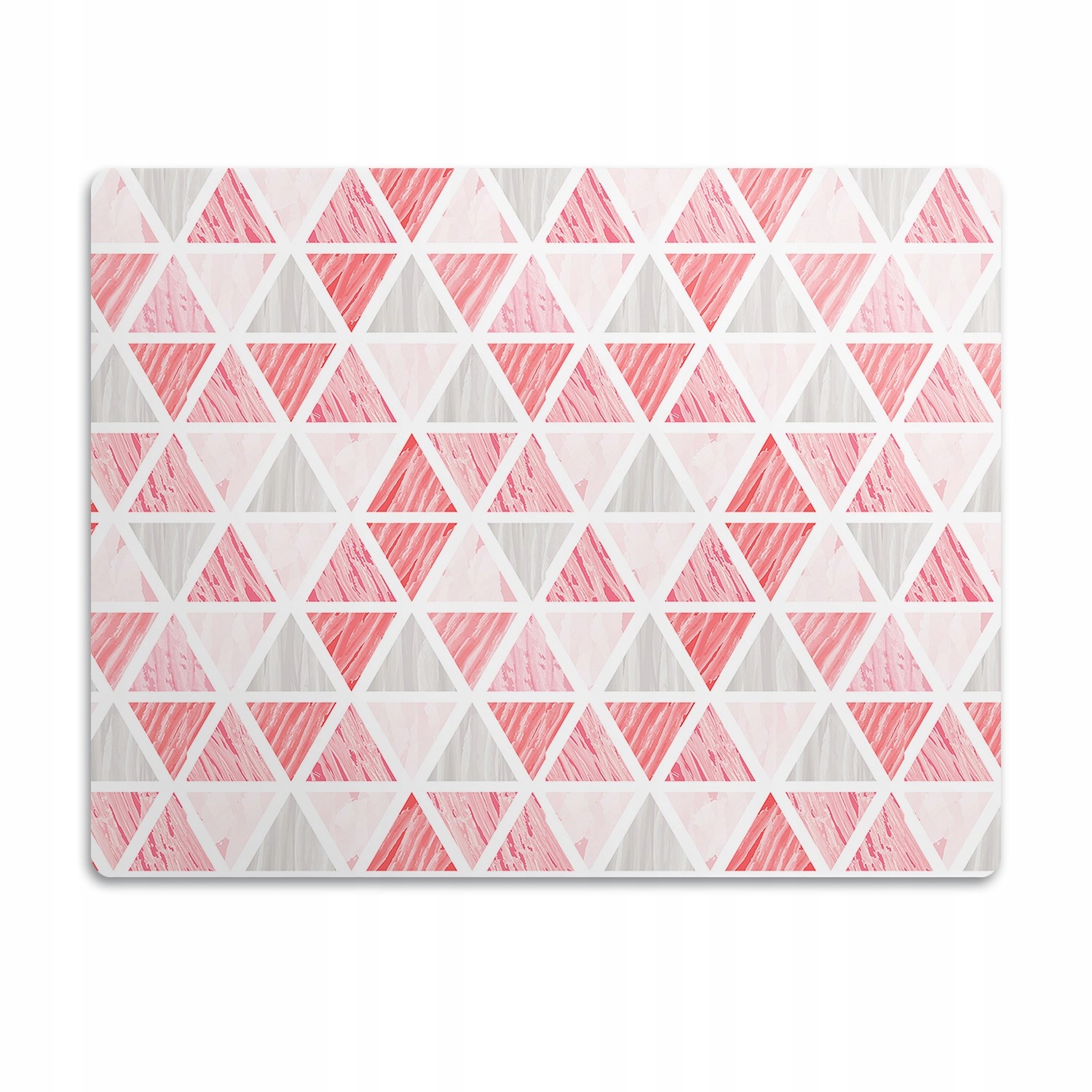 Levně Pro psa kočku podložka pod misku Růžové trojúhelníky 60x40