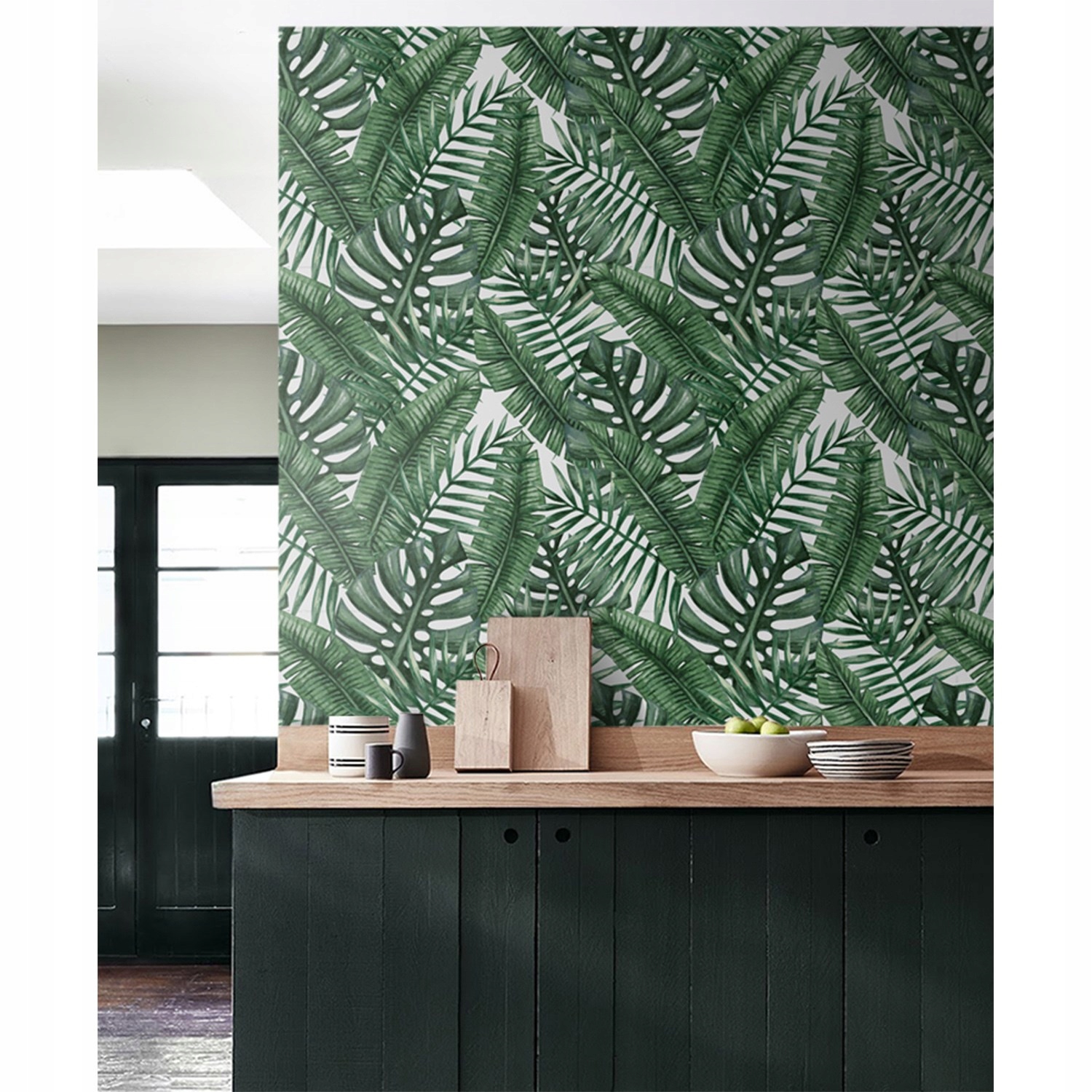 

Flizelina tapeta Liść tropikalny dżungla 250x104cm