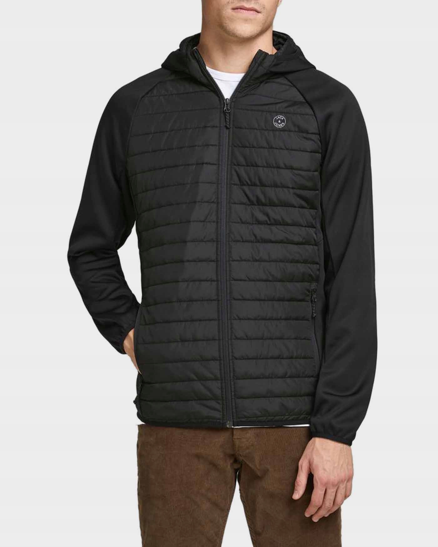 Jack&jones Pánská Prošívaná Bunda Černá XL 7AA