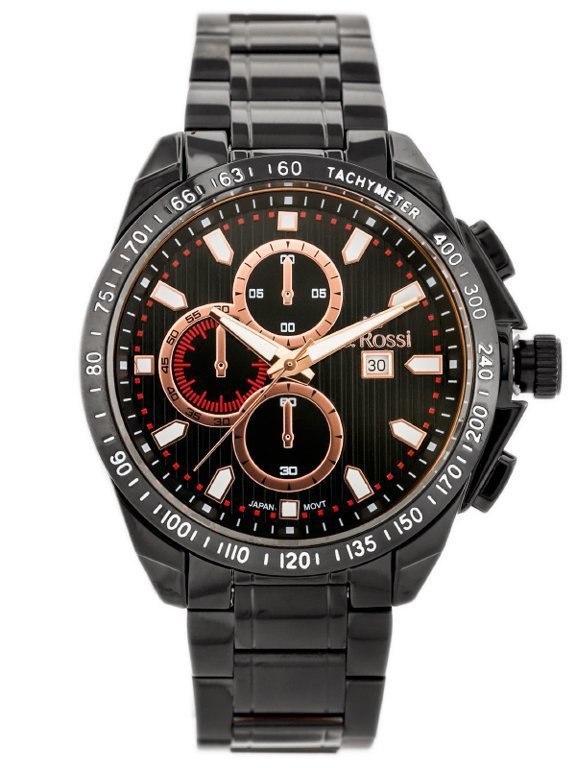 Pánské Hodinky G. Rossi Blues (zg094g) black/rose Box