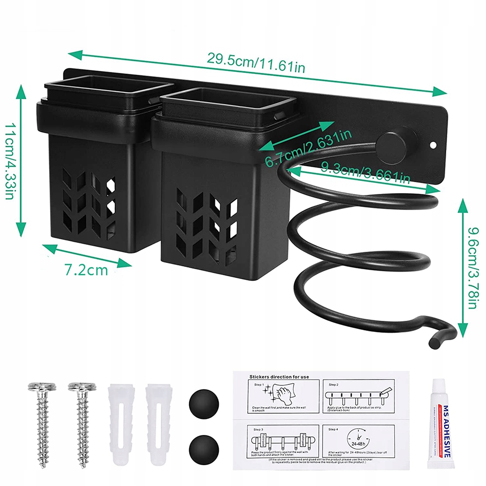 UCHWYT na suszarkę ORGANIZER LOKÓWKA PROSTOWNICA Rodzaj stojący