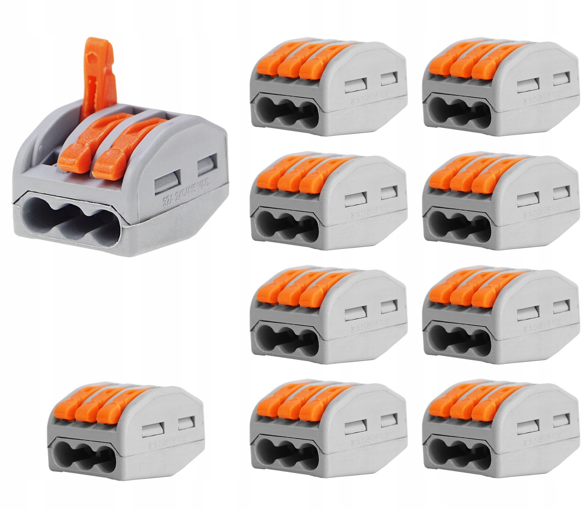 

Szybkozłączka Na Drut Linkę Linka 3x4 10szt SIL-3