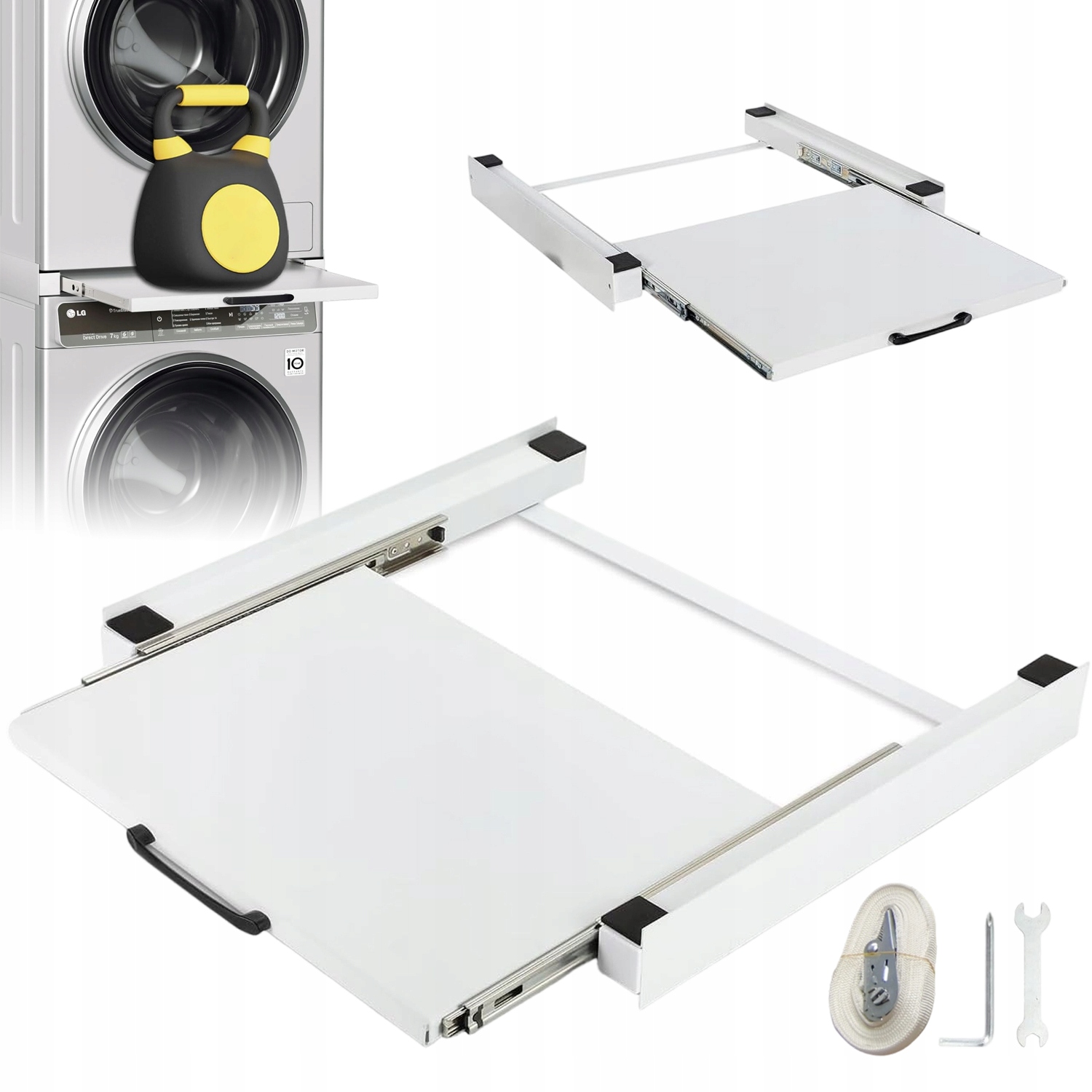 Łącznik Pralki Z Suszarką Łatwy W Instalacji 60*54*7.5CM Akcesoria Mat