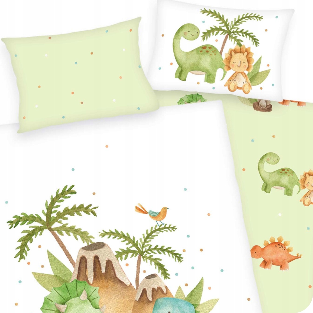 

Pościel Do Łóżeczka Dziecka 100x135 Dinozaury