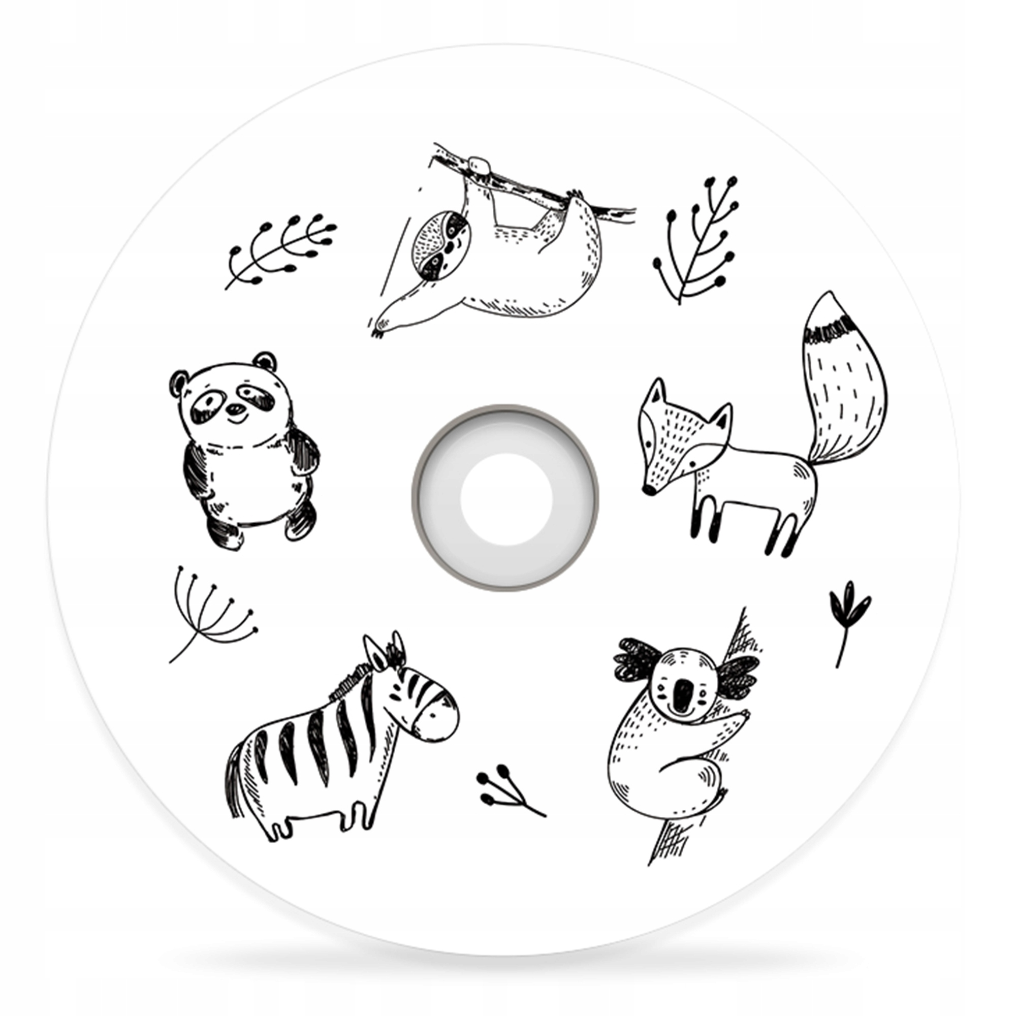 

Płyta DVD z nadrukiem dla Przedszkolaka biała