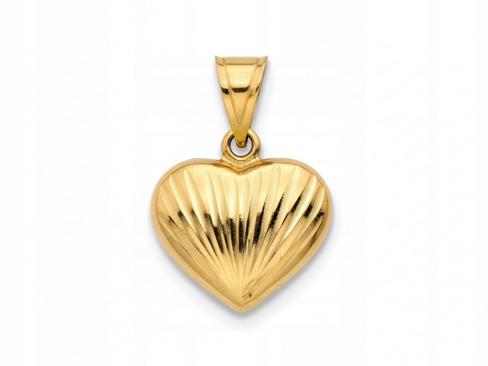 Zlatý přívěsek Srdíčko 585 přívěsek nafukovací srdce 0.67g dárek
