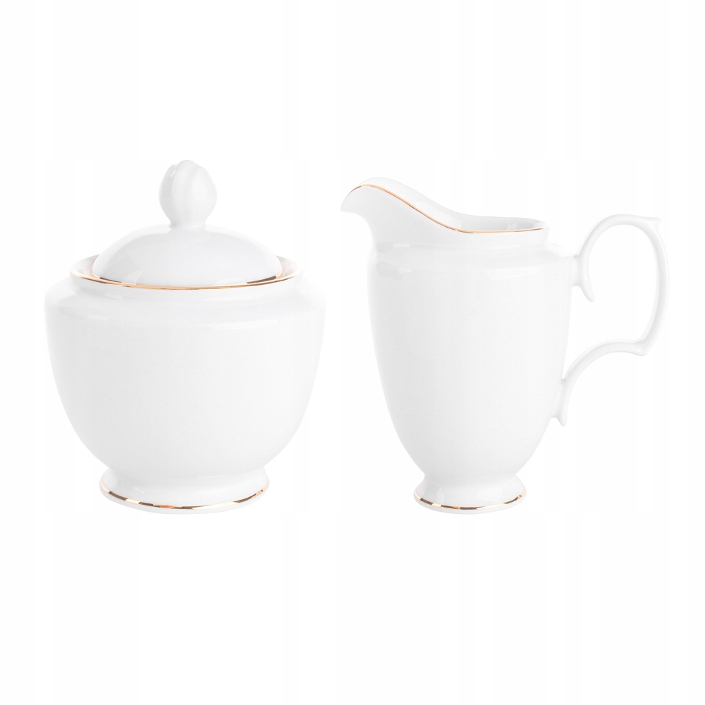 

Zestaw Glamour Cukiernica Mlecznik Z Porcelany