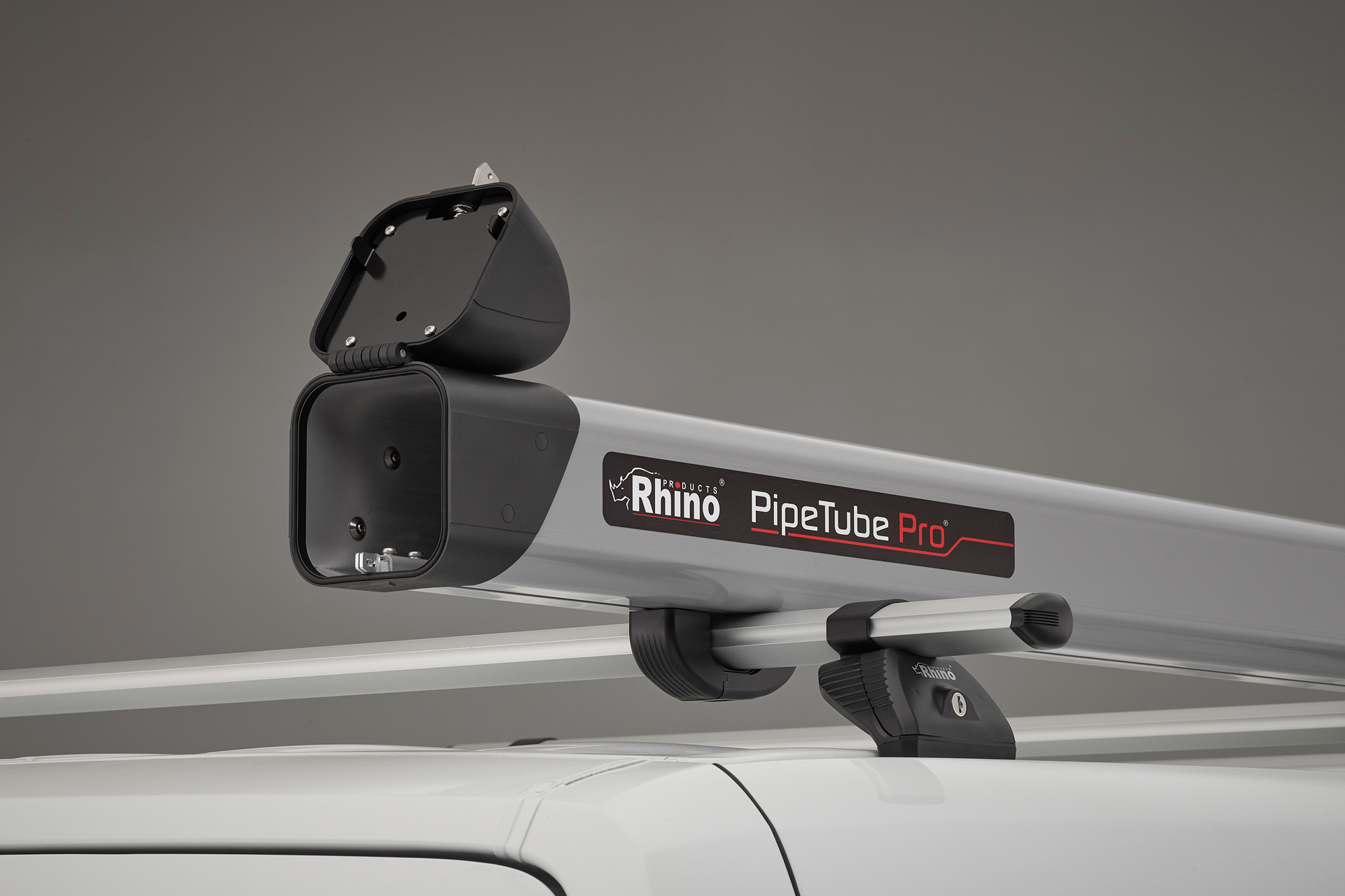 BOX BAGAŻNIK NA DACH TUBA NA DŁUGIE RURY RHINO 3M Model PipeTube Pro