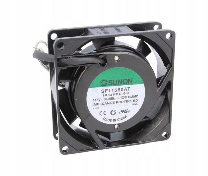 SF11580AT1082HB Kulový ventilátor 80x80x25 AC115V 37 m3/h 34.5 dBA