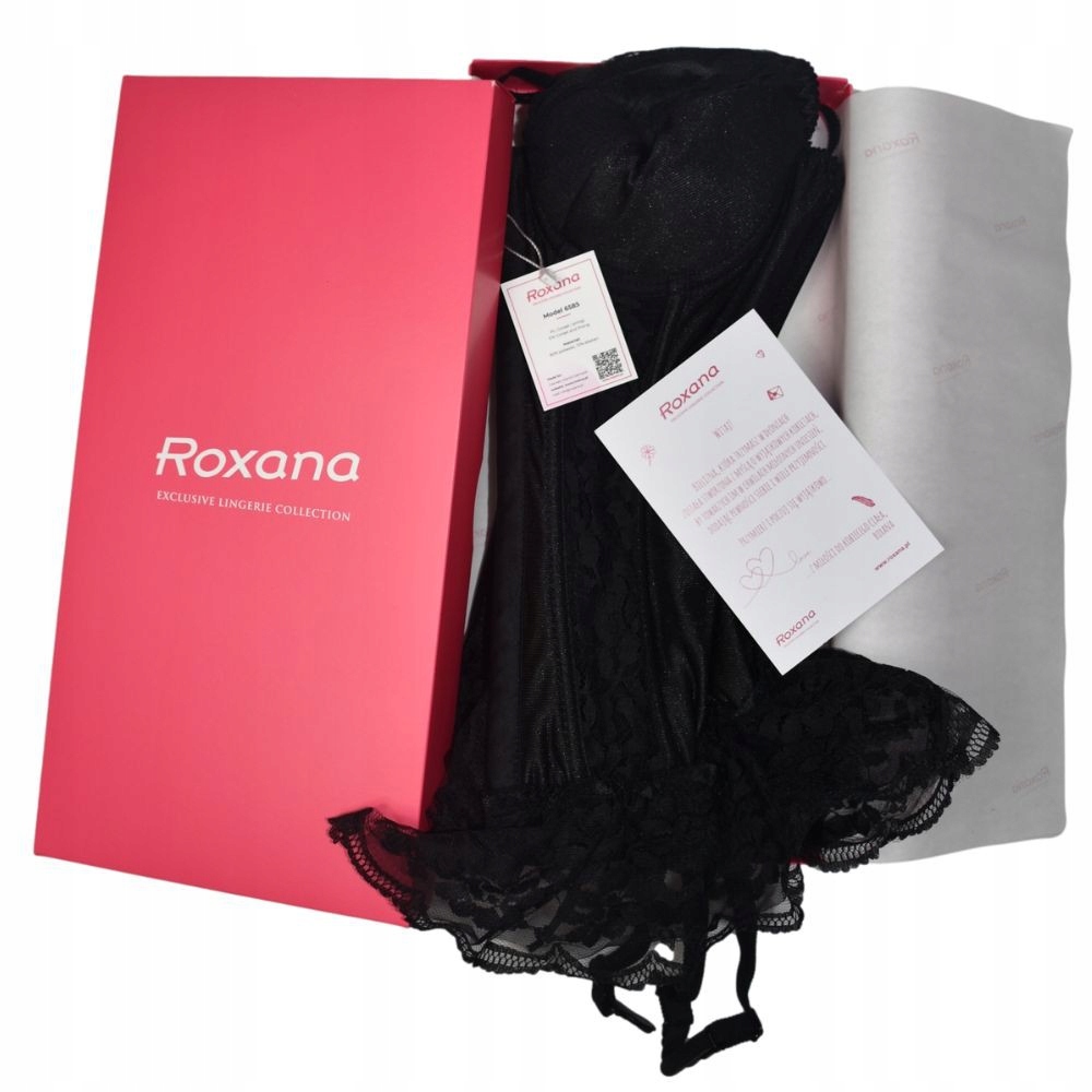 Komplet Gorset i Stringi 6585 S ROXANA Model 6585