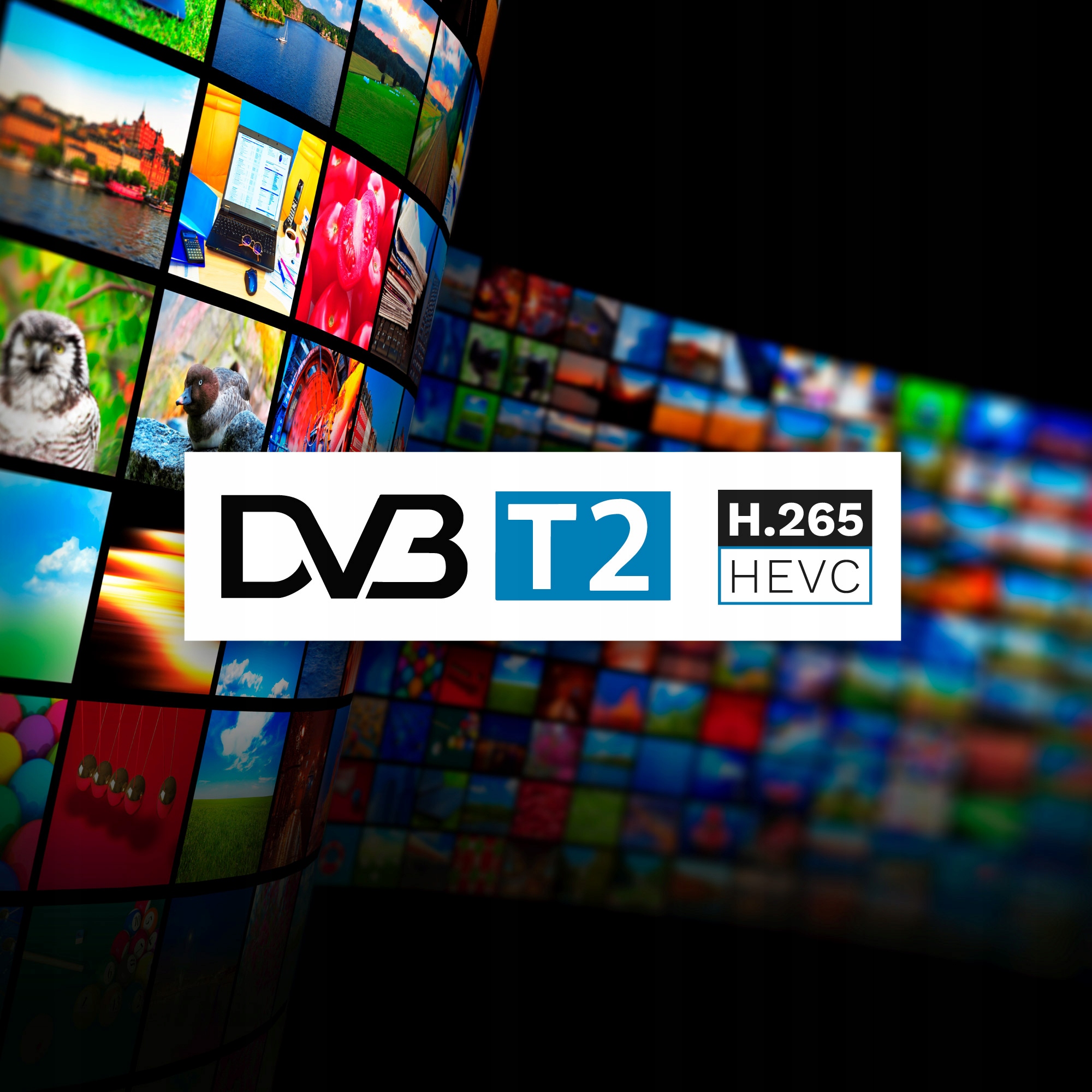 Tuner DVB-T2 H.265 HEVC Kruger&Matz HDMI SCART PVR EPG USB dekoder Szerokość produktu 14 cm