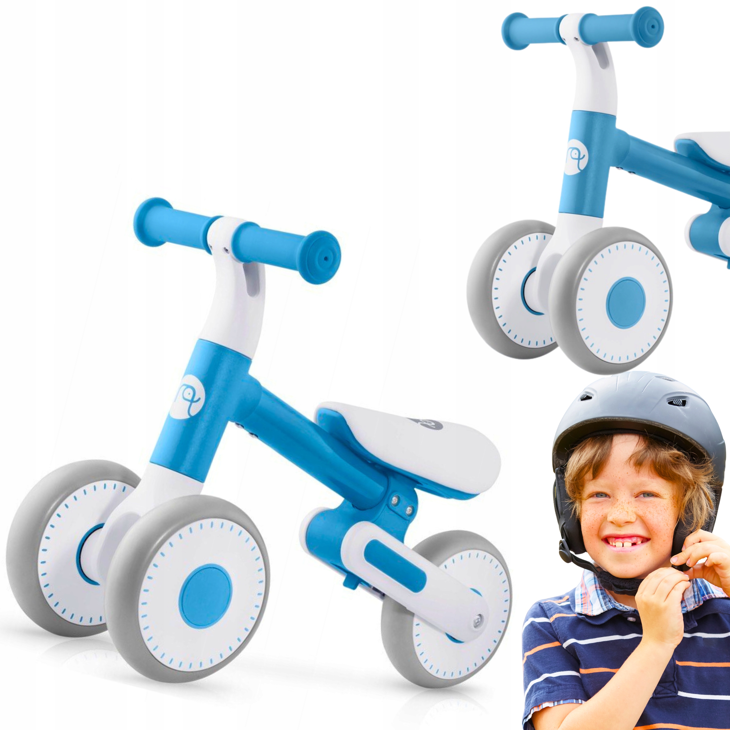 Trzy koła Rowerek biegowy dla malucha Lekki Bezpieczny dla dzieci rower