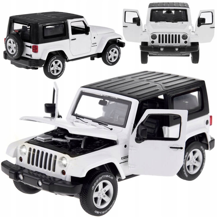 AUTKO SPORTOWE SUV SAMOCHÓD AUTO JEEP WRANGLER ŚWIATŁO DŹWIĘK METALOWE 1:32 EAN (GTIN) 8018659077344