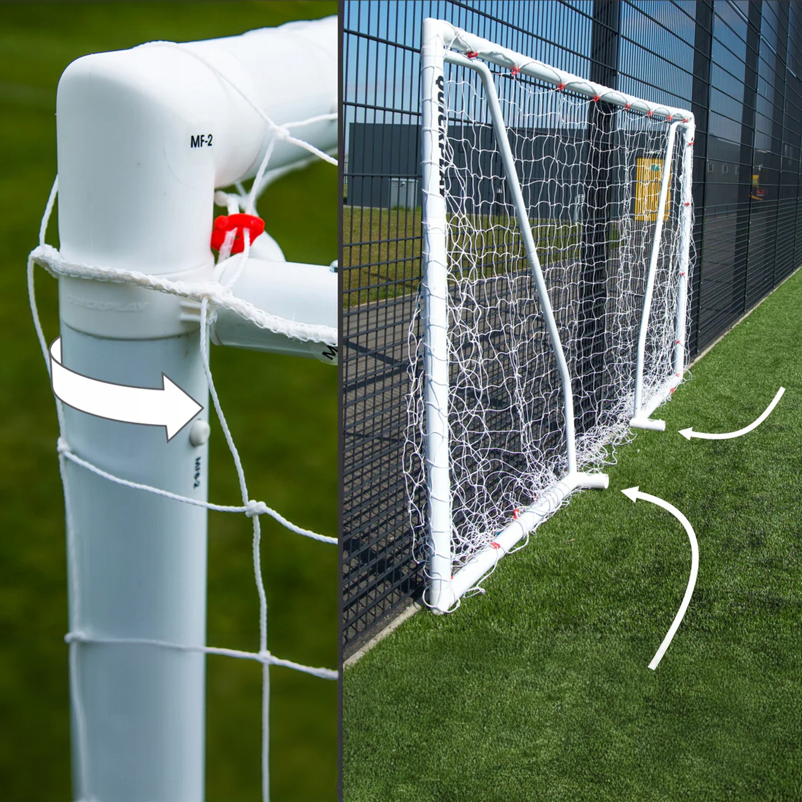 BRAMKA DO PIŁKI NOŻNEJ QUICKPLAY Q-FOLD MATCH 16x7' 5x2 M Rodzaj przenośna