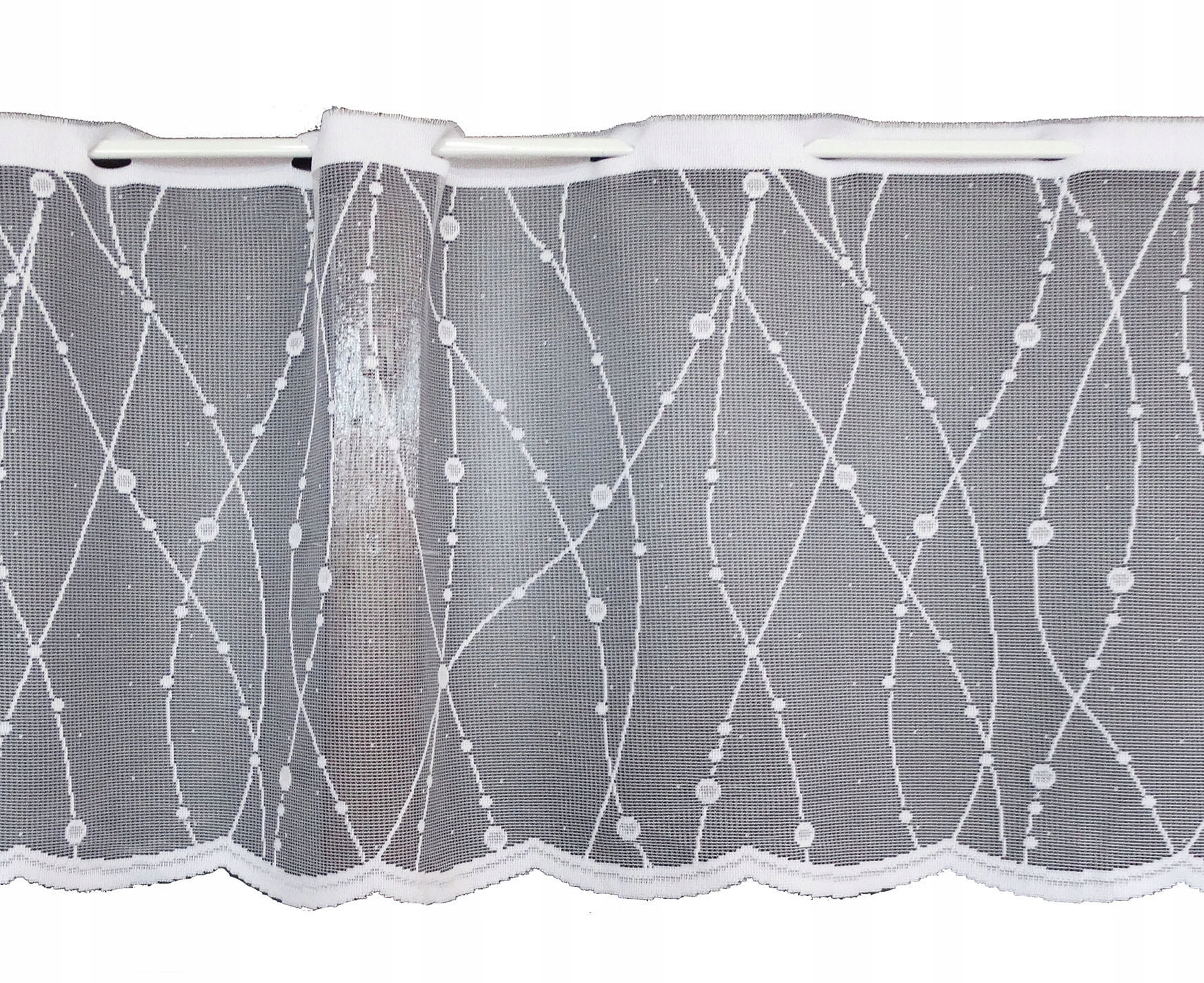 

Mg Firana Zazdrostka żakard biały 77/100 40cm