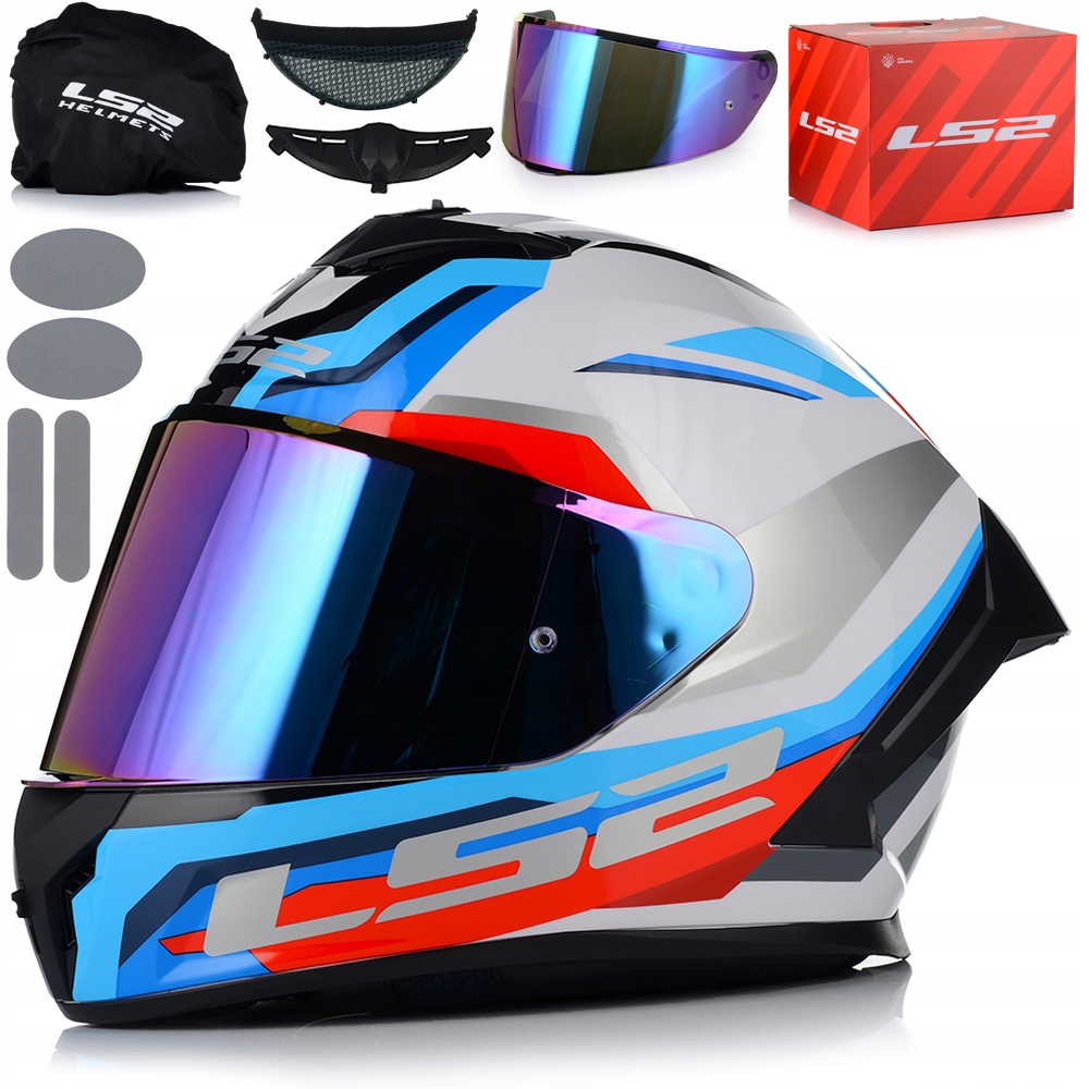 Motocyklová Prilba LS2 FF820 Rapid III System Pinlock Ecer 22.06 2x Sklo