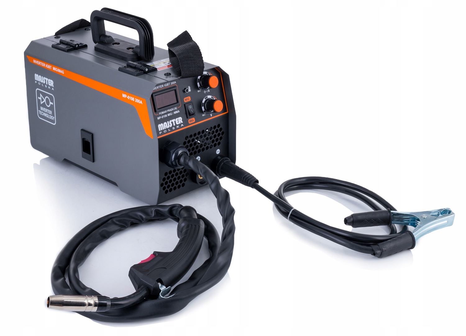 Invertorová svářečka Mig Flux Mma Tig migomat 2xDRUT MP0106 Pro