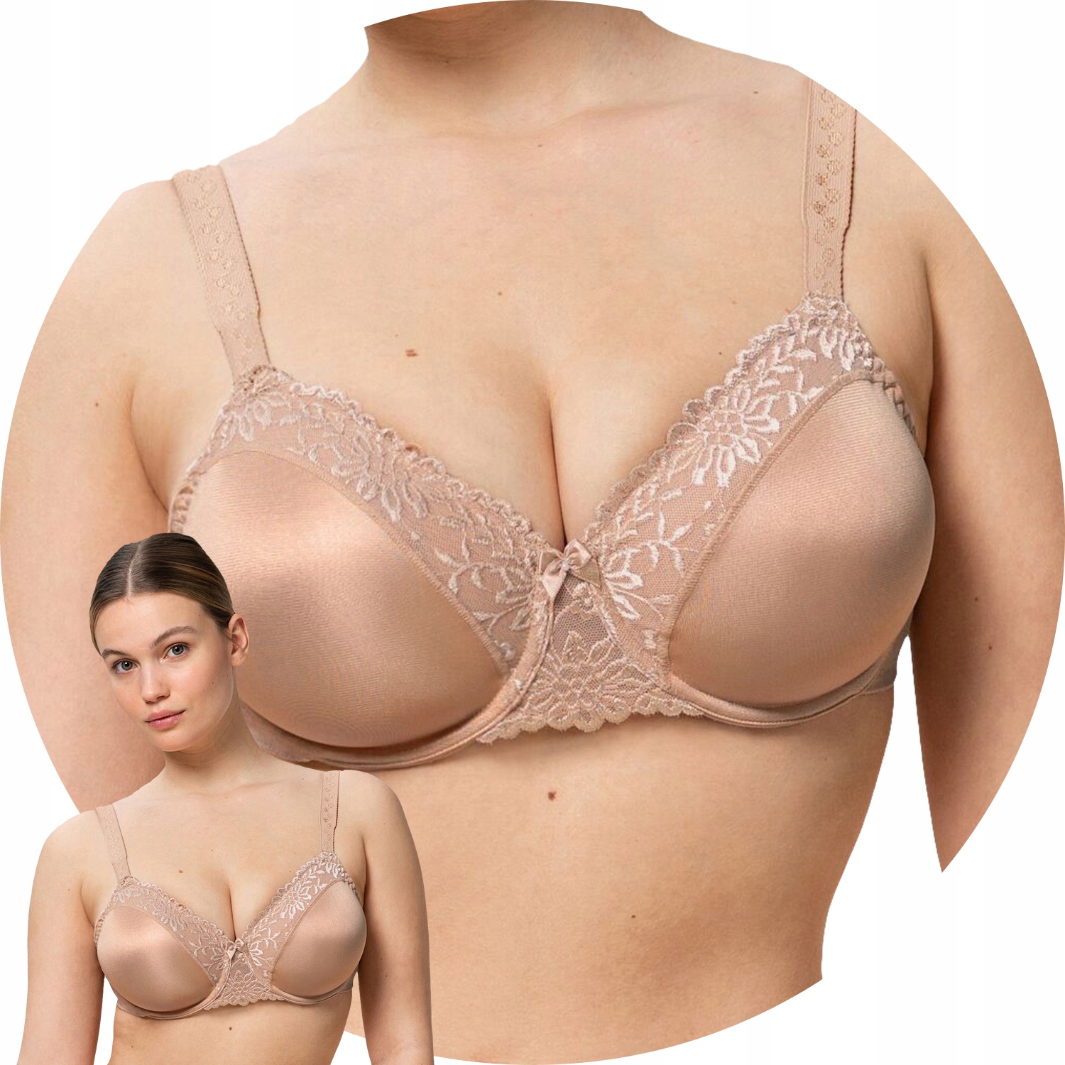 Triumph 10166306 Ladyform Soft béžová 95F Vyztužená podprsenka