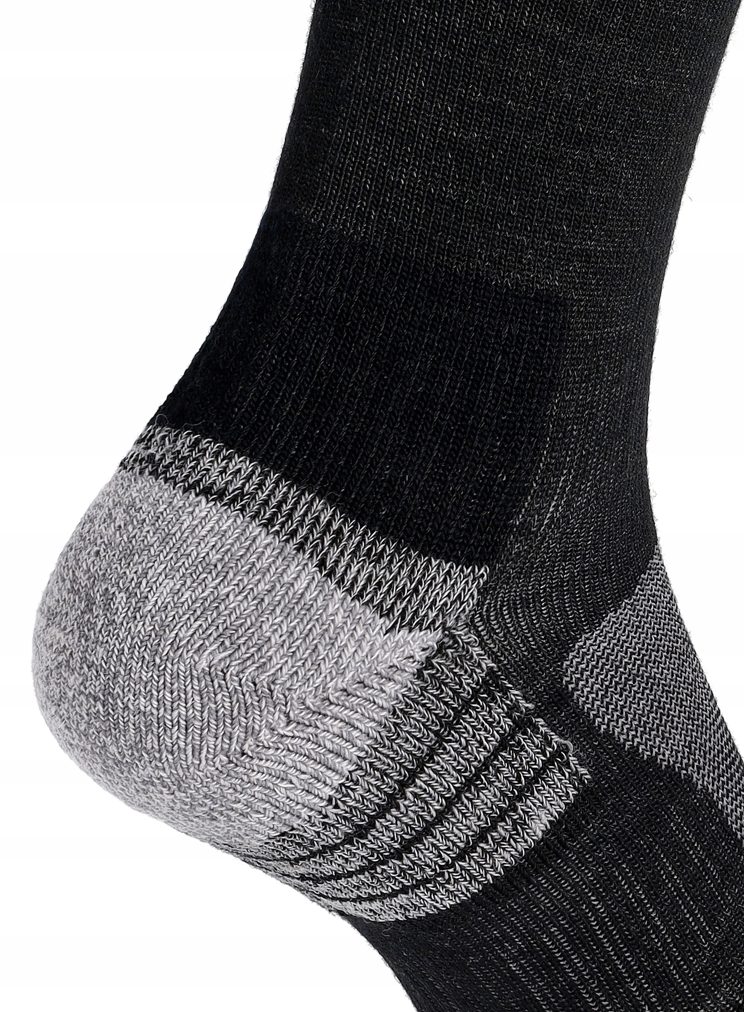 Skarpety turystyczne Bridgedale Hike Lt Merino P 3/4 Crew blk/silver 44-47 Kolor dodatkowy czarny