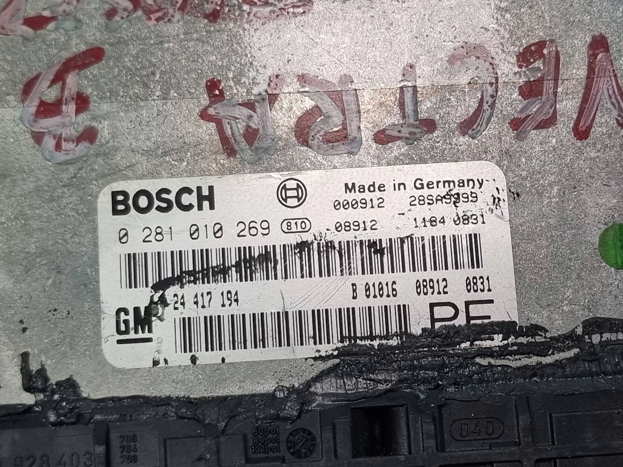Computer 0281010269 2.0 DTI OPEL VECTRA B