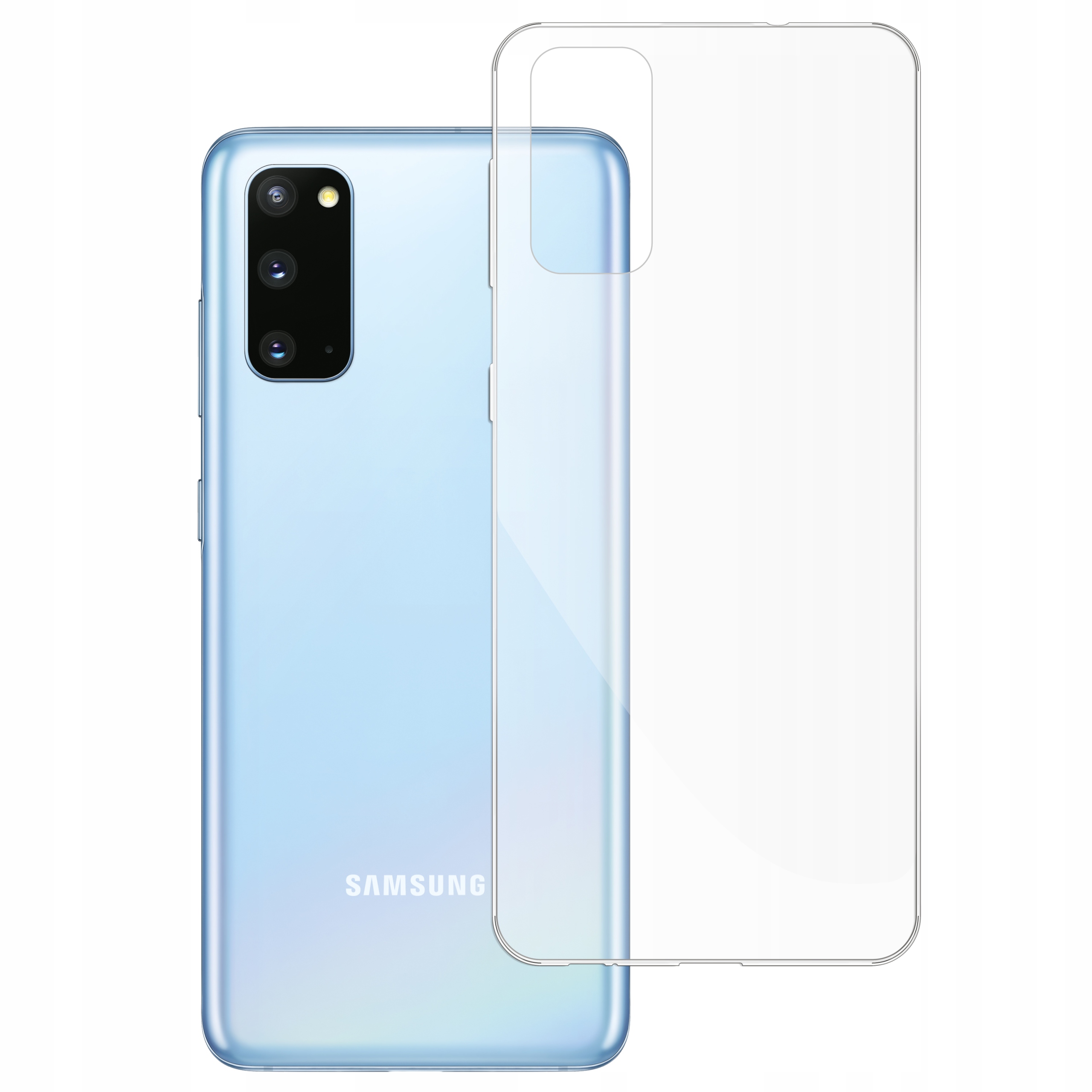 

Etui do Samsung Galaxy S20 gumowe Slim Clear View