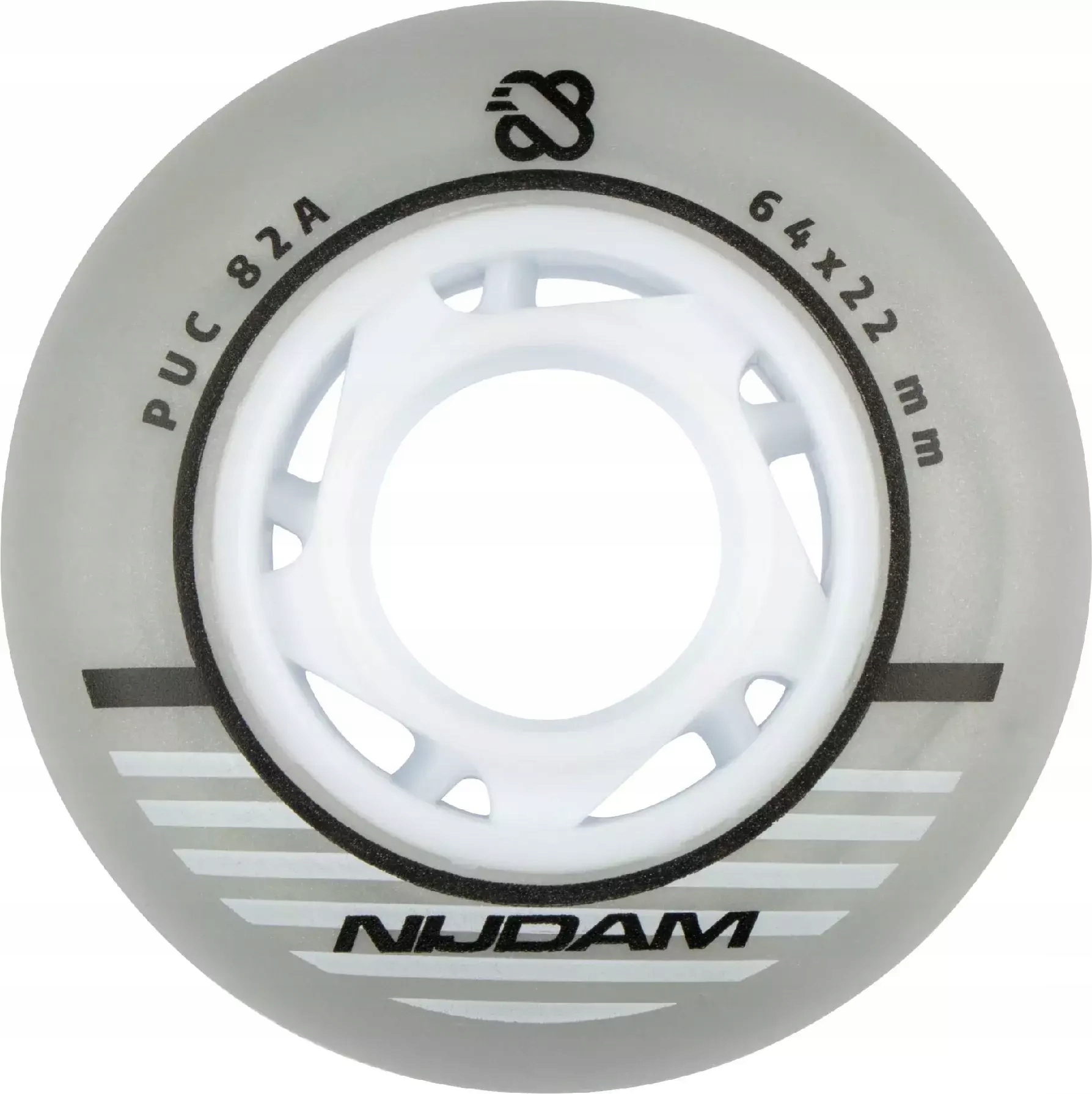 Kółka do rolek 64x24mm 82A komplet NIJDAM x4 Marka Nijdam