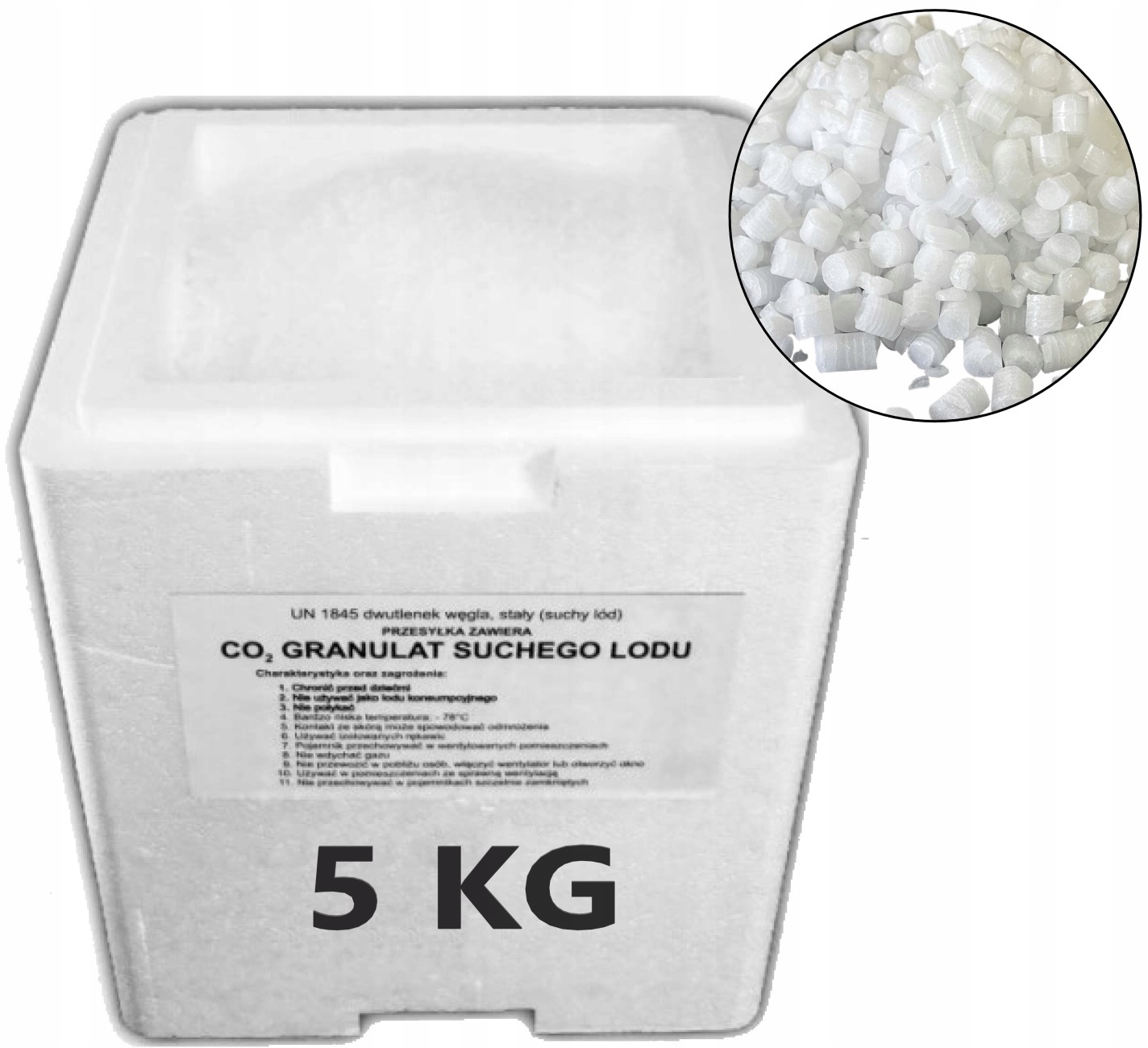 

Ciężki Dym Suchy Lód 16 MM 5 Kg Plus Thermoboxa