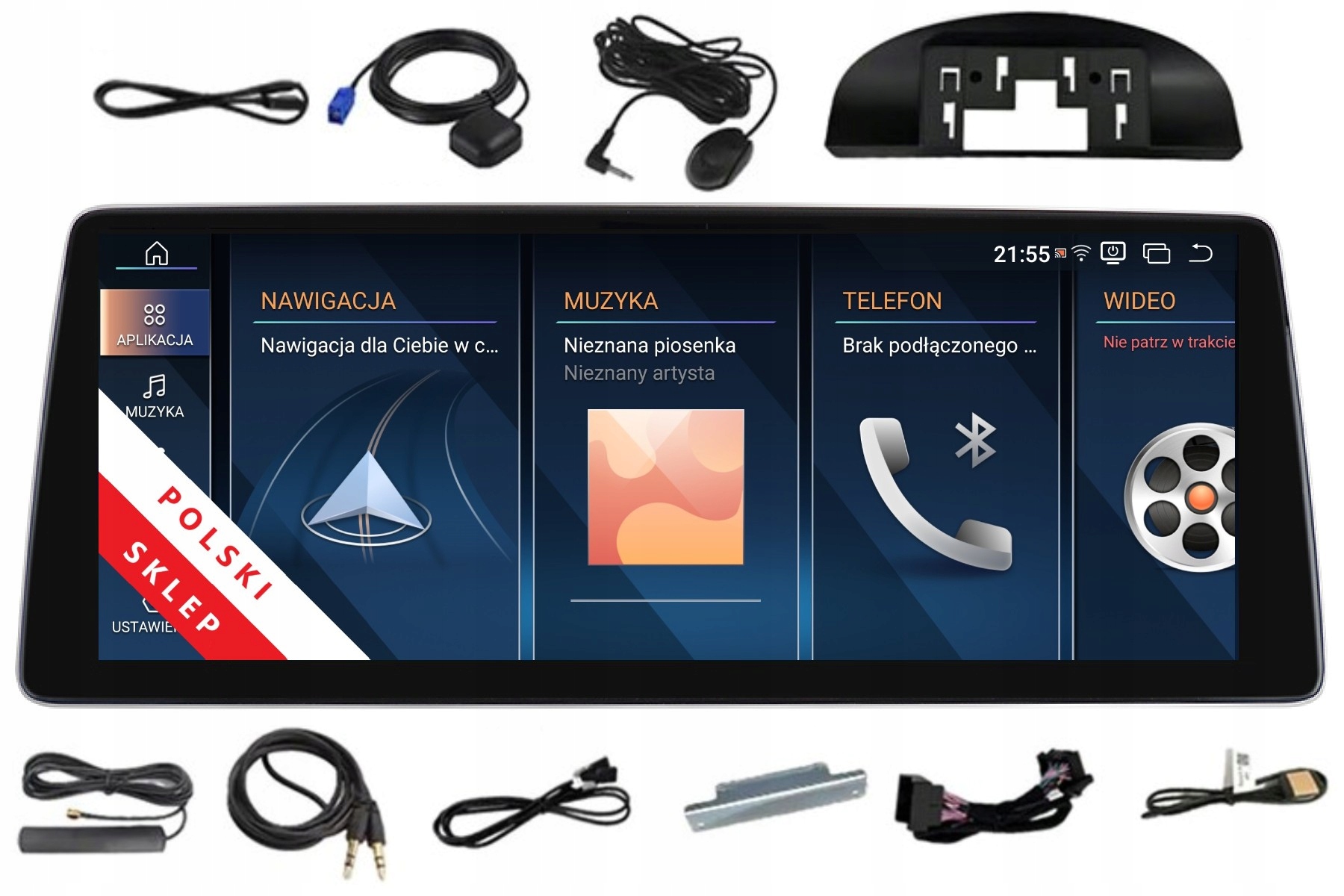 Radio Navigácia Monitor Android Bmw 4er F32 F33 F36 4/128GB Carplay Dsp Lte