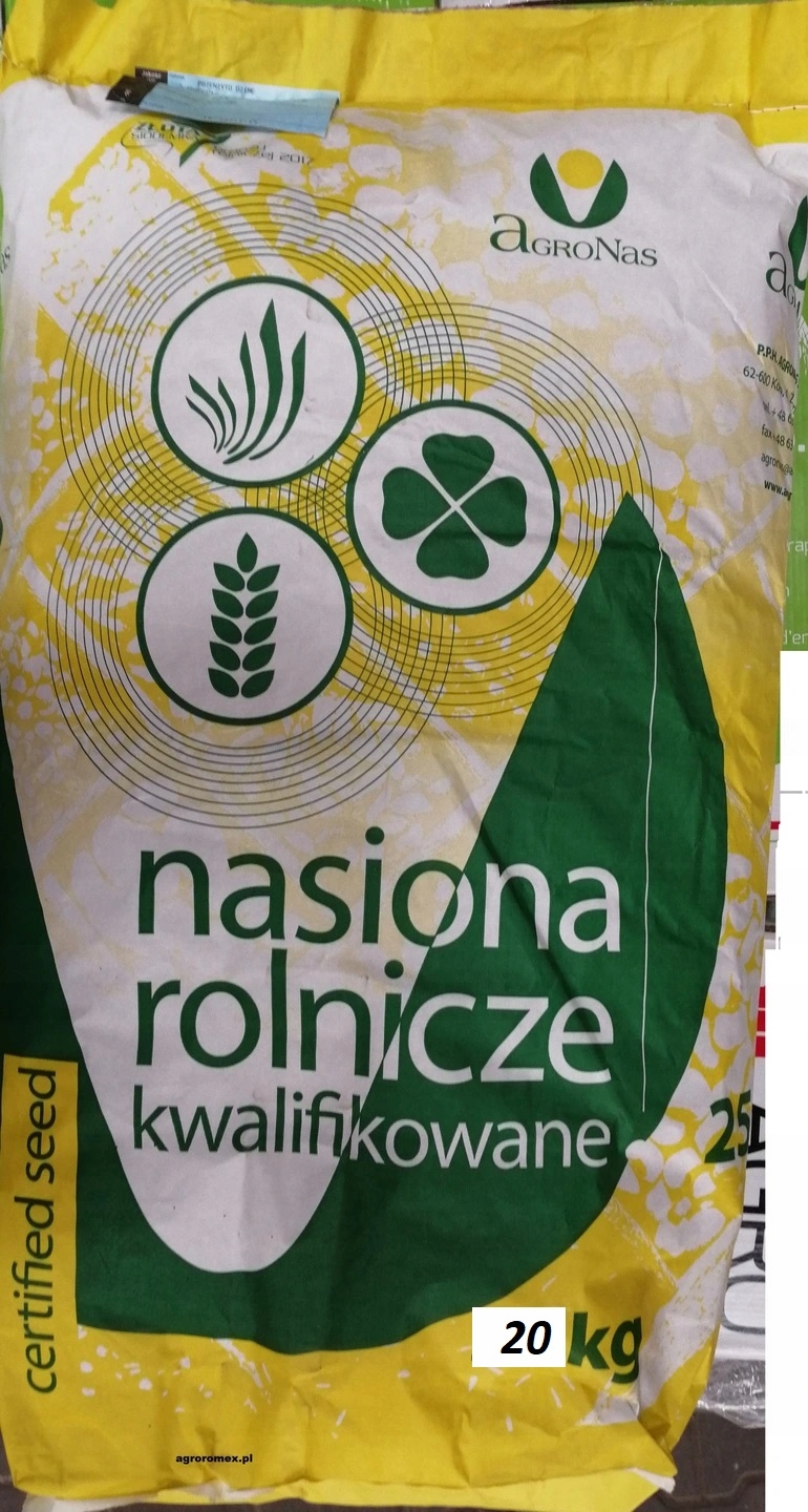

Jęczmień jary Wirtuoz C/1 nasiona 25 Kg