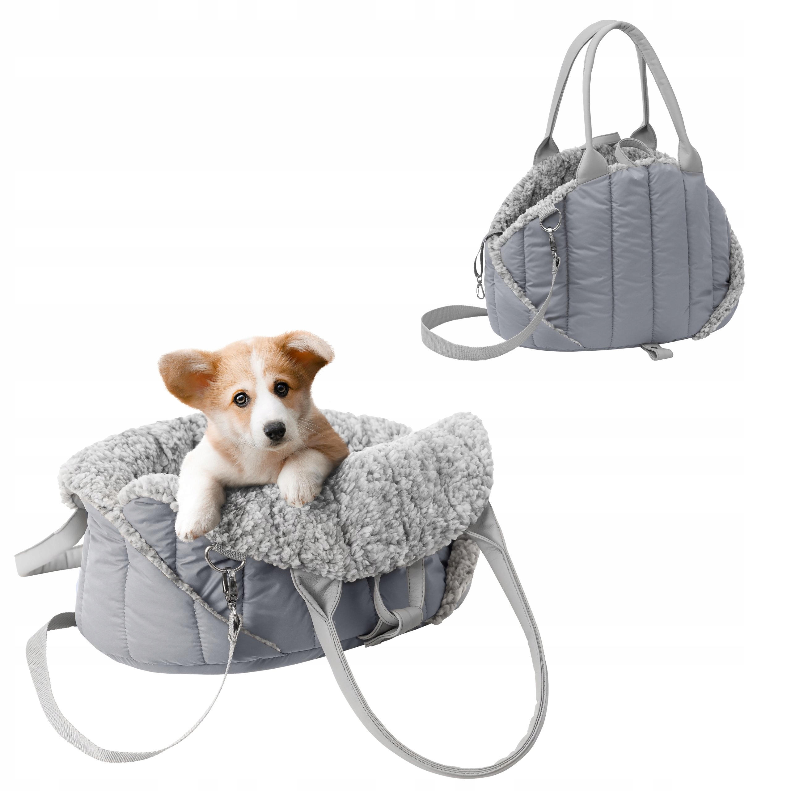 Taška Přepravka Střední pro psa nebo kočku 3v1 pelíšek autosedačka 47x29x32 cm