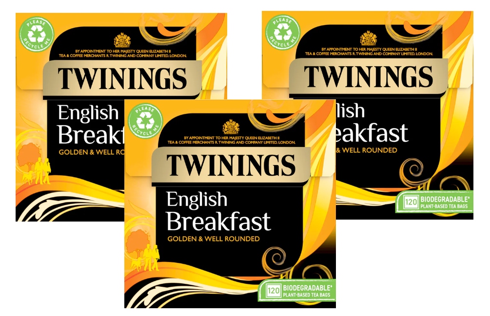 Twinings English Breakfast 3x120tb