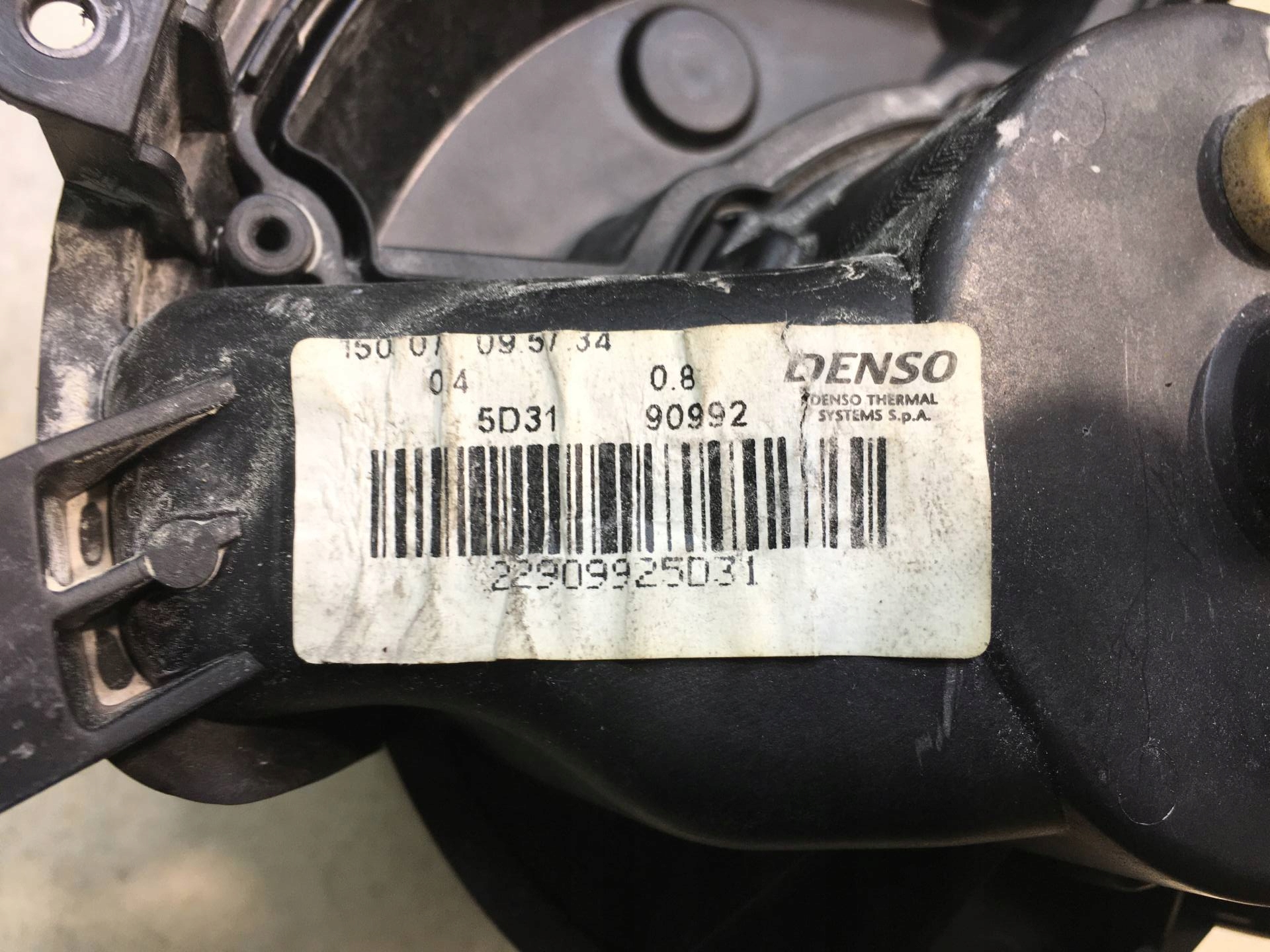 fan heating OPEL CORSA D 5D3330200