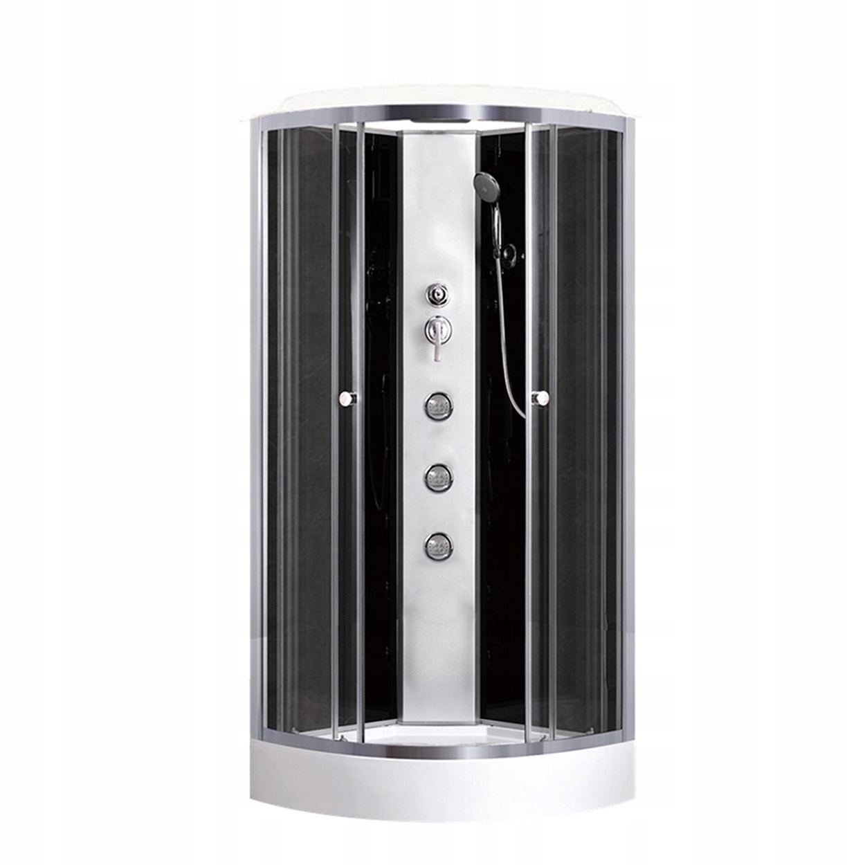 Kabina prysznicowa półokrągła z hydromasażem Loona 90x90