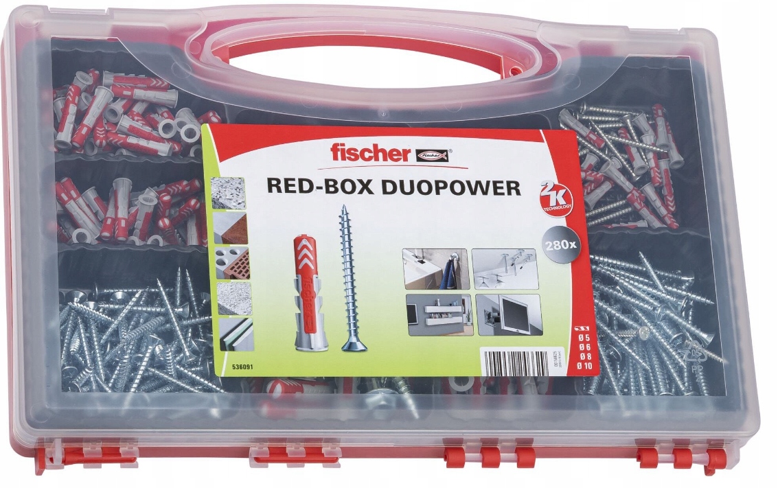Fischer Red-box Duopower sada 280ks