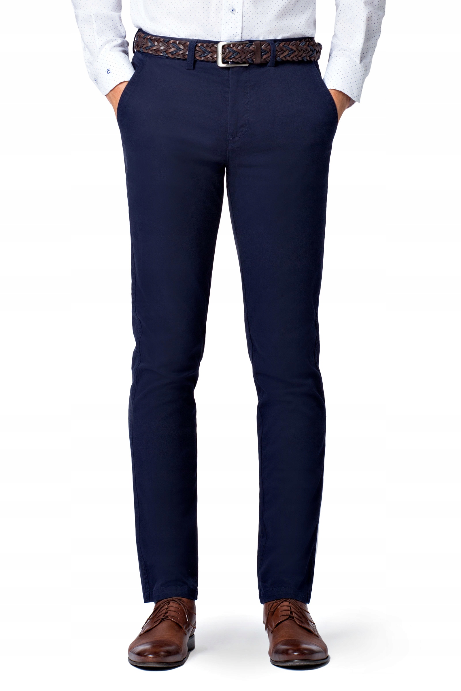

Spodnie C.Granat Chino Lancerto Nestor W31/L32