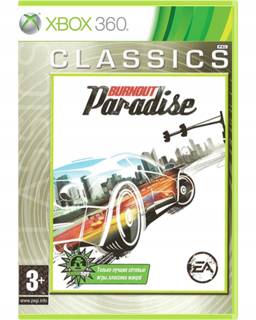 Burnout Paradise Wyścigi Nowa Gra Xbox 360 OUTLET