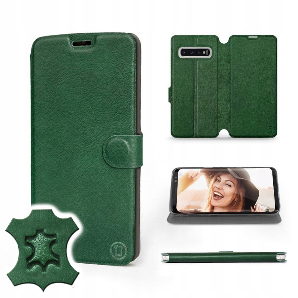

Etui Mobiwear do Samsung Galaxy S10 -Green Leather