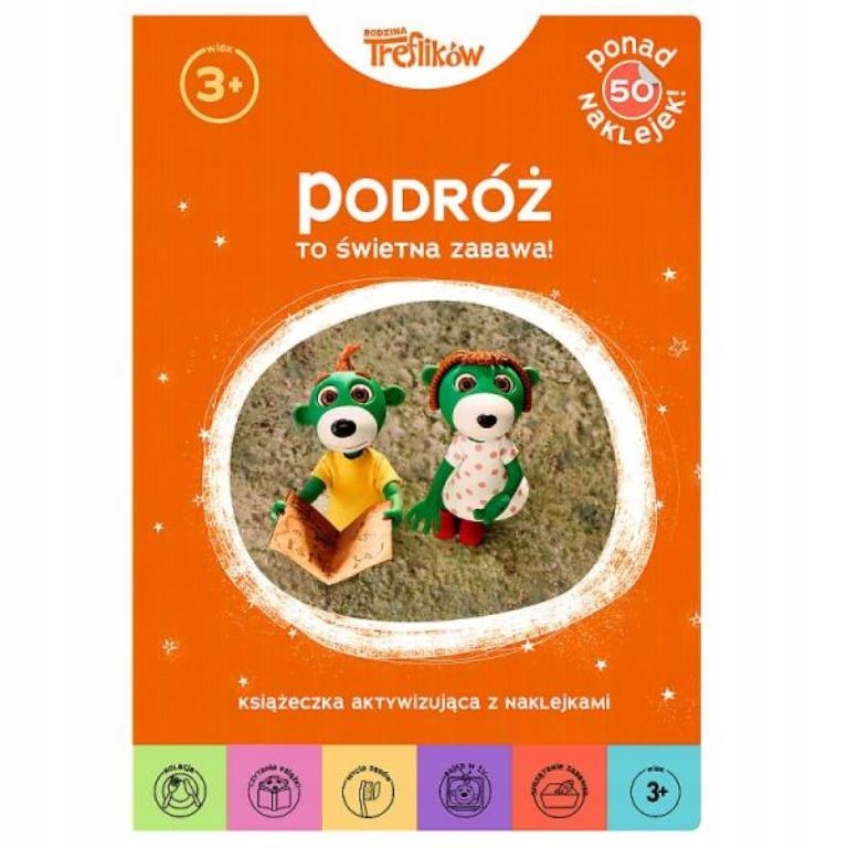 Ksiazeczka Z Naklejkami Rodzina Treflikow Podroz