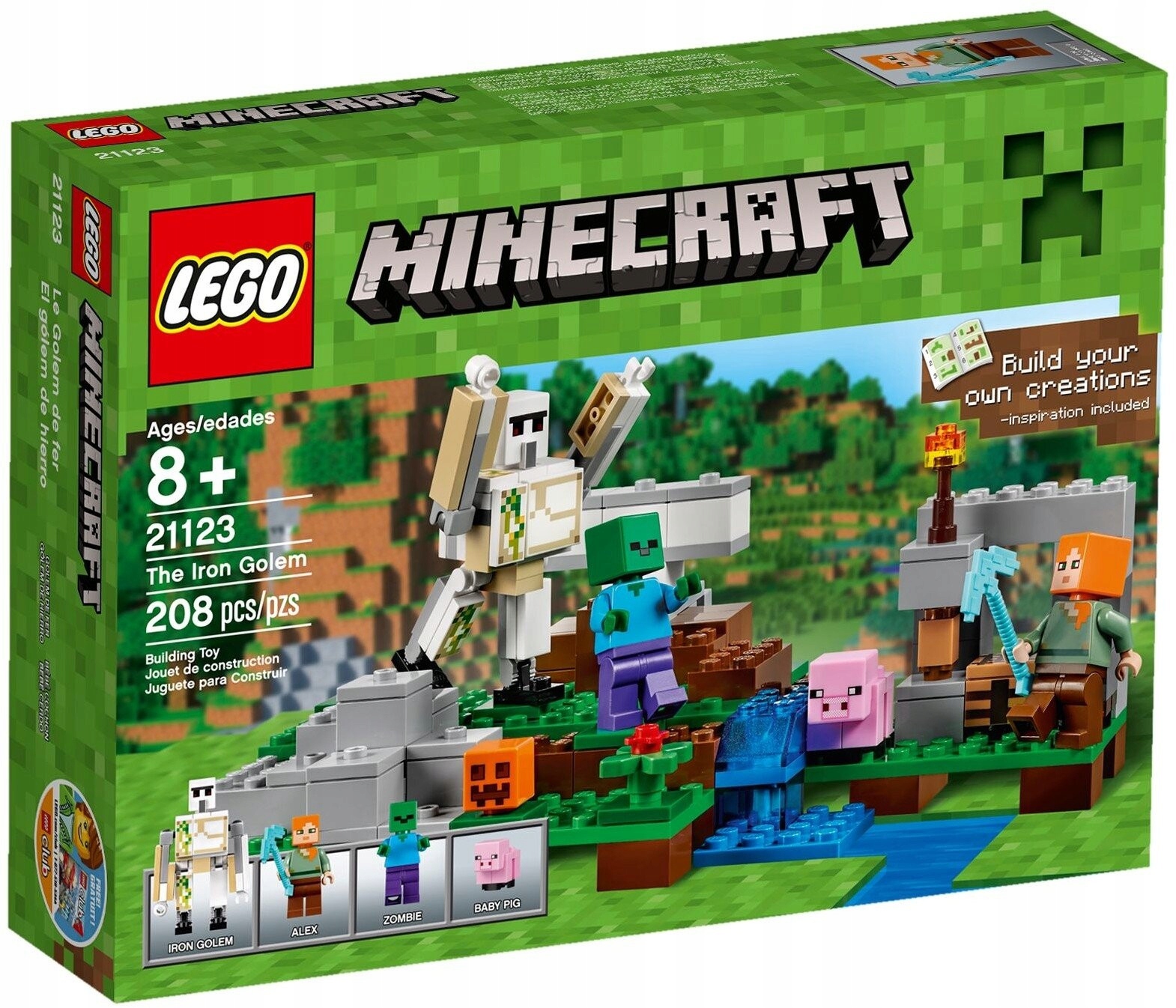 Lego Minecraft 21123 Železný golem Nové