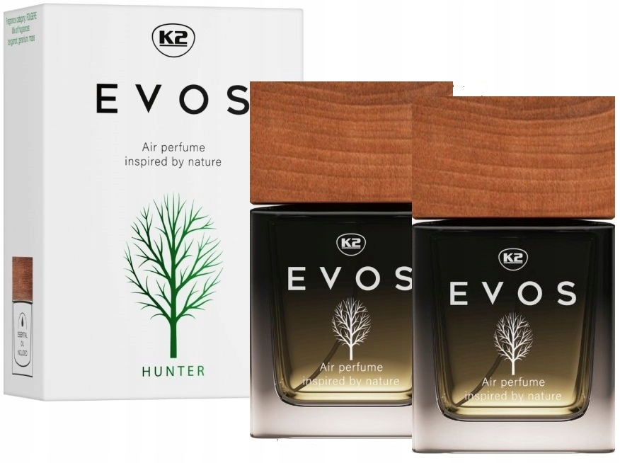 K2 EVOS HUNTER PERFUMY ZAPACH DO SAMOCHODU AUTA