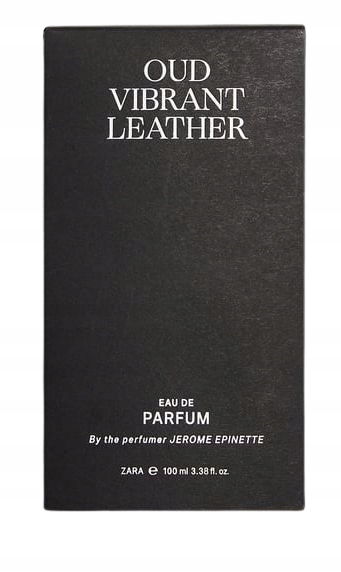 A284-2 PERFUMY męskie ZARA VIBRANT LEATHER OUD 100ml NEW Pojemność opakowania 100 ml