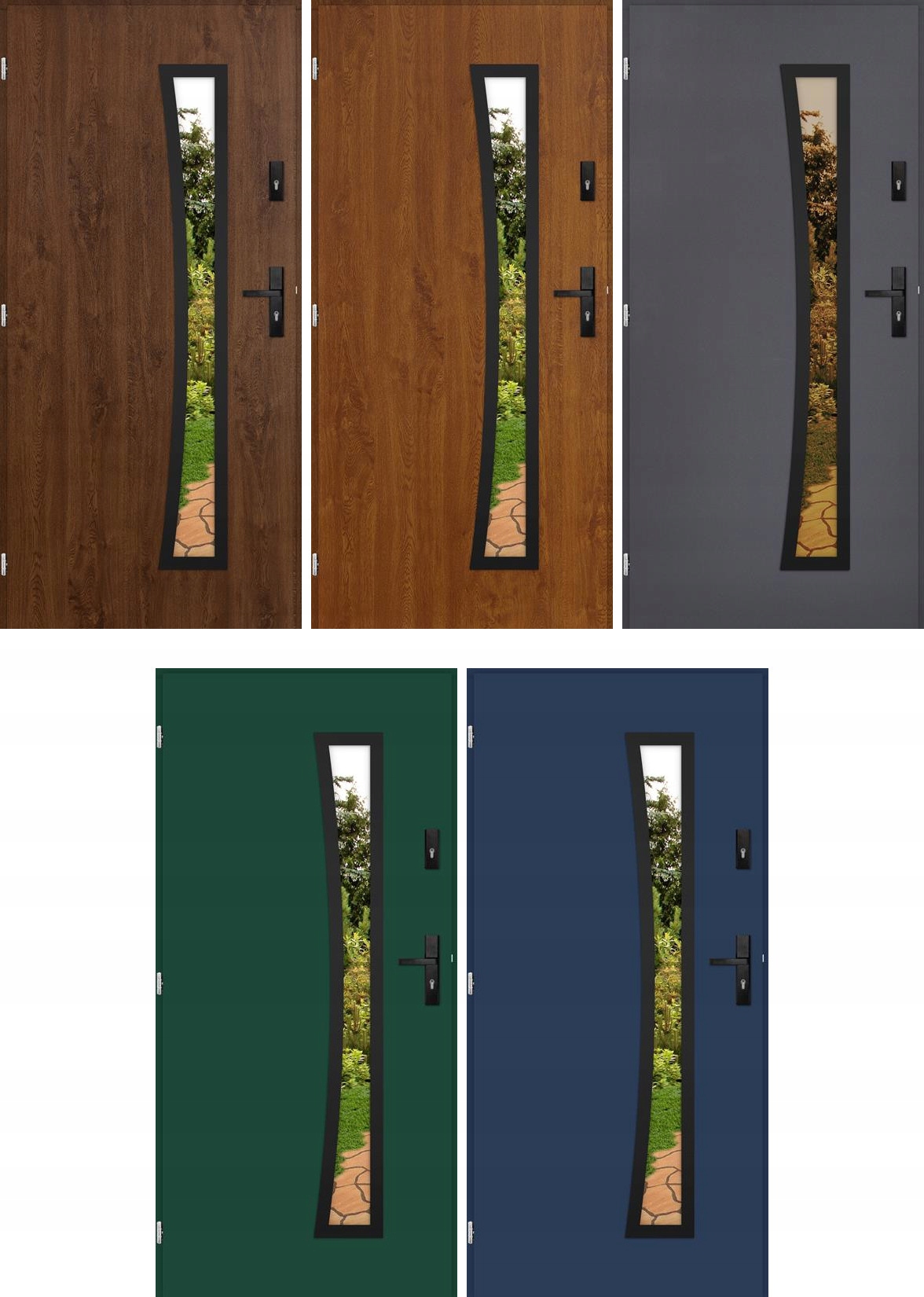 POLSKIE DRZWI ZEWNĘTRZNE INOX SLAM BLACK 72MM 100 Kod producenta INOX SLAM BLACK 72MM 100